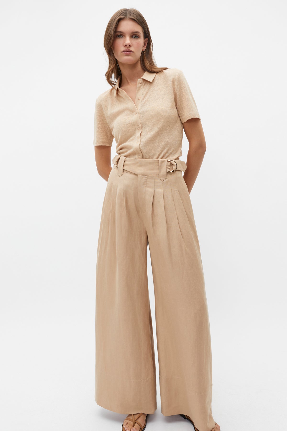 D Ring Pleat Pant