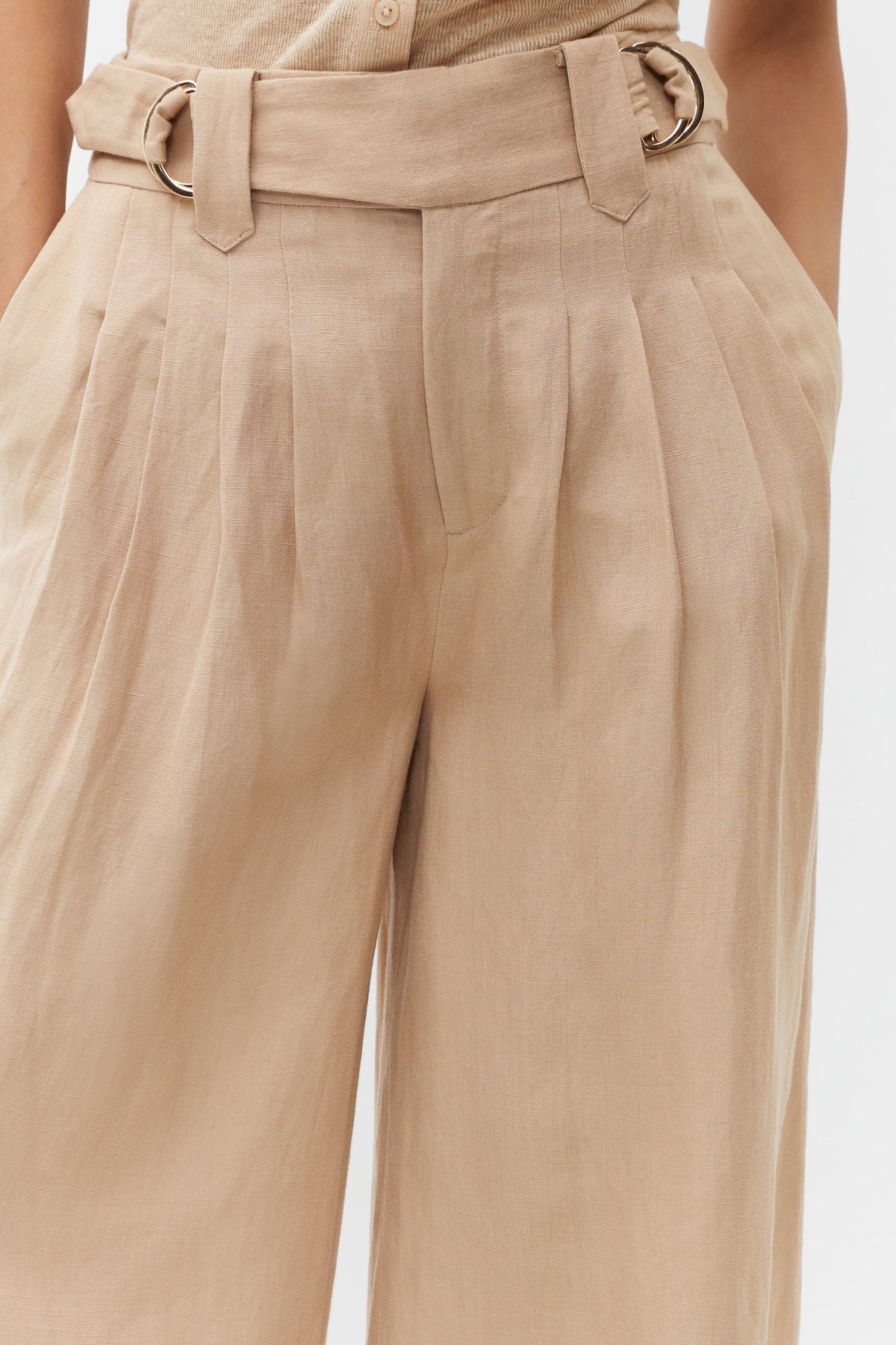 D Ring Pleat Pant