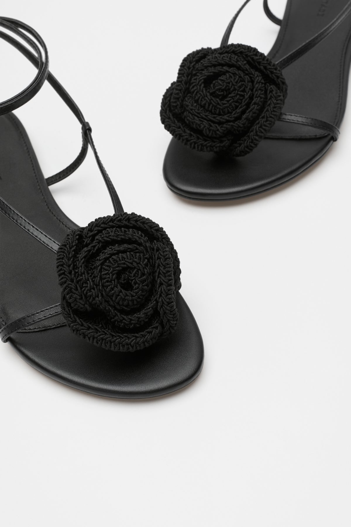 Ava Crochet Flower Sandal
