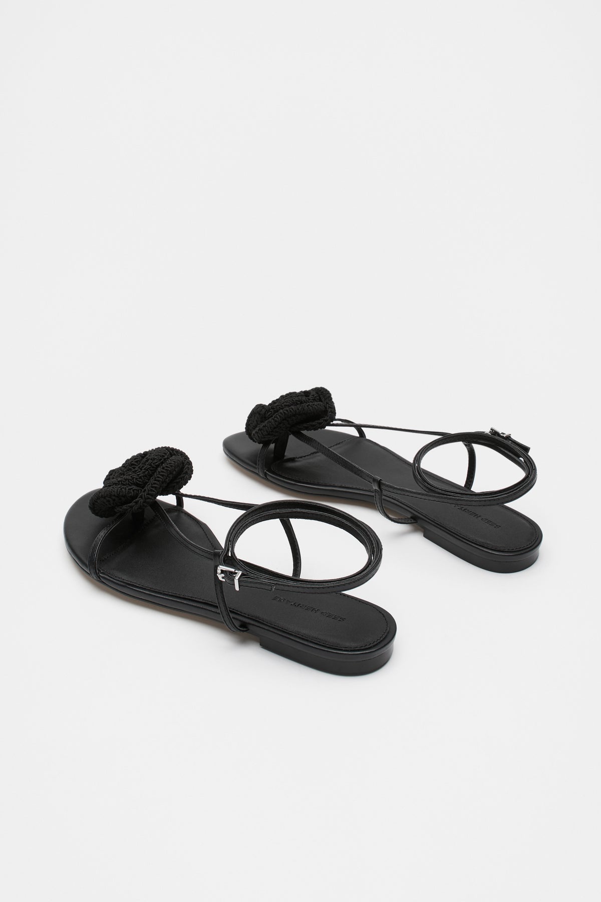 Ava Crochet Flower Sandal