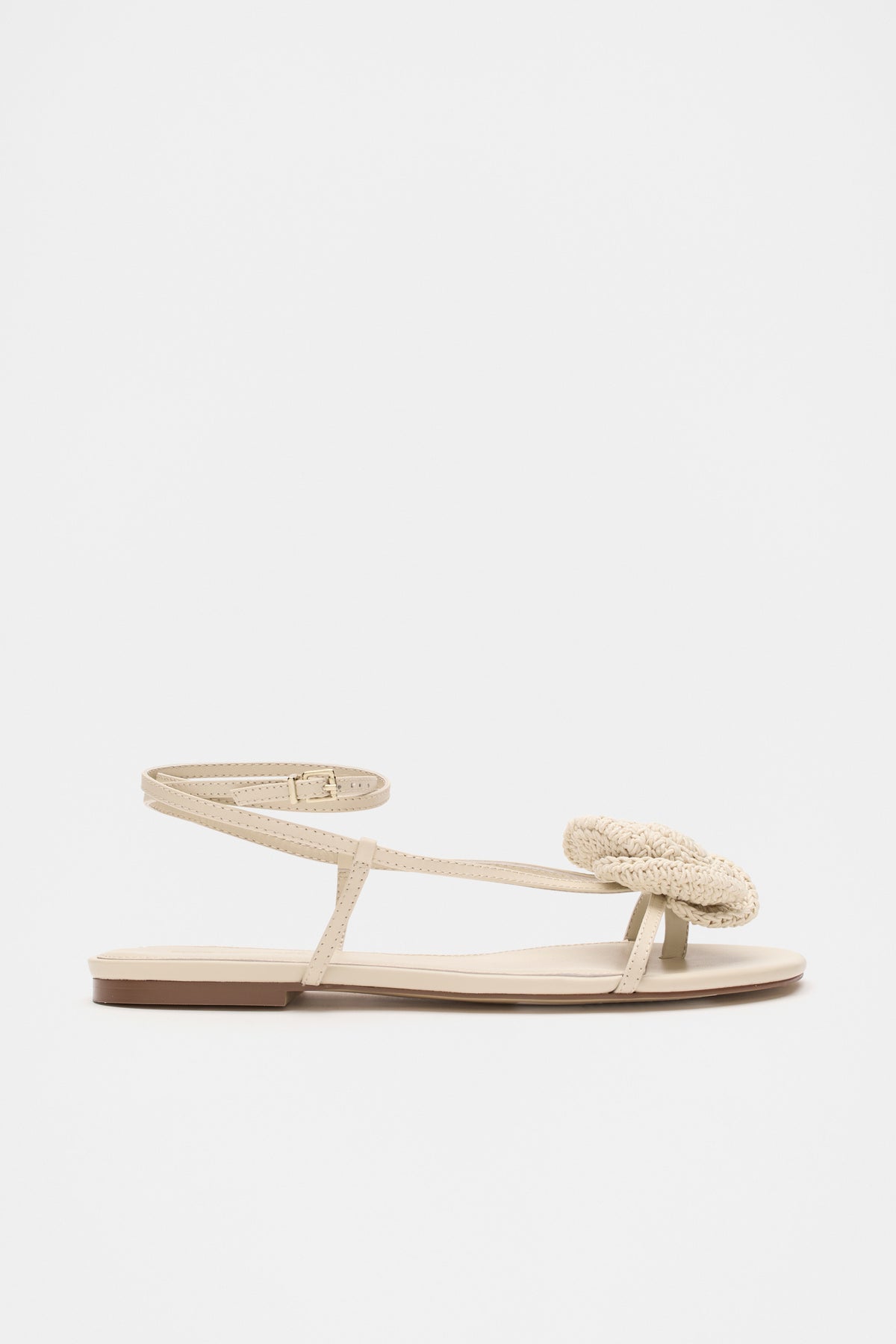 Ava Crochet Flower Sandal