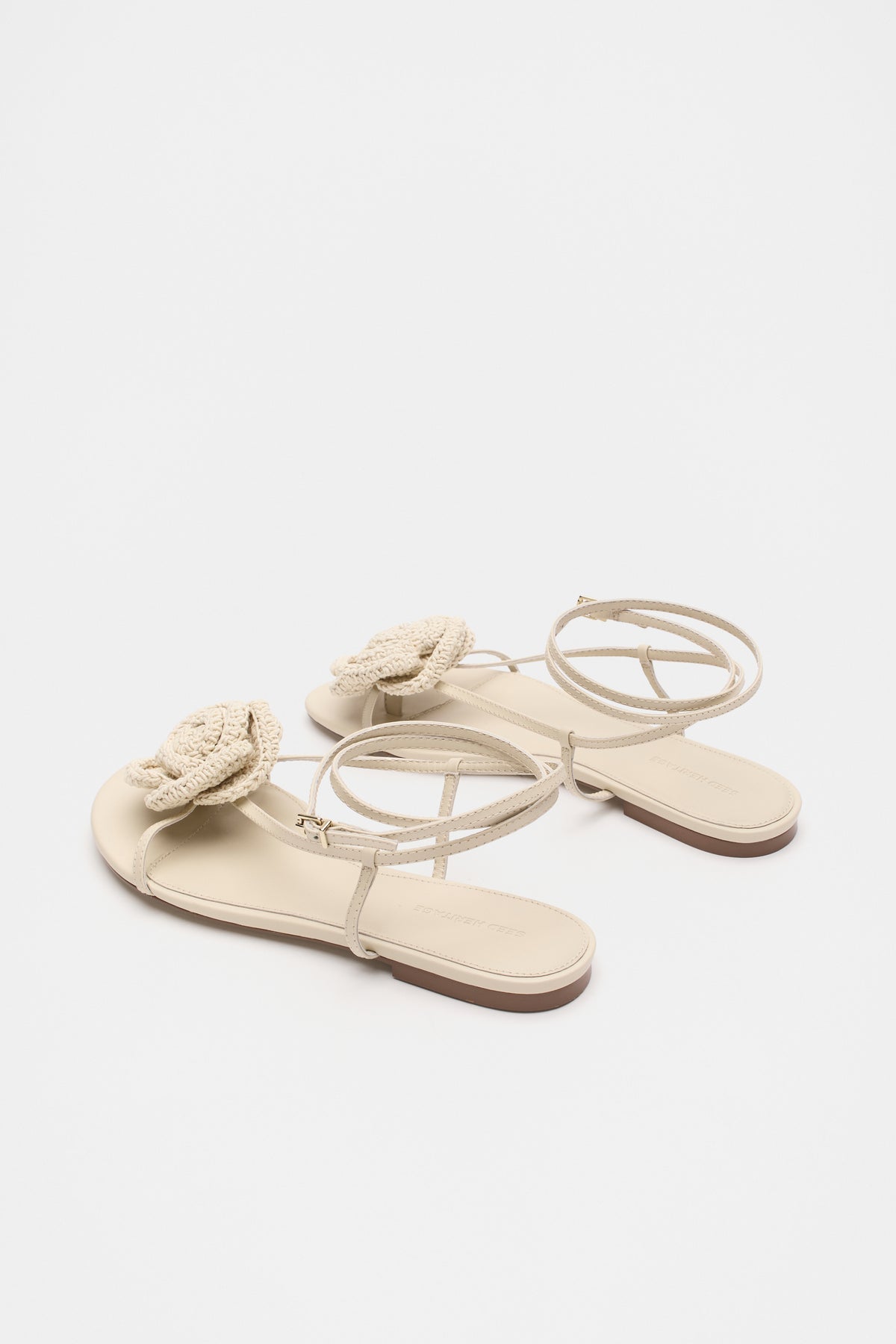 Ava Crochet Flower Sandal