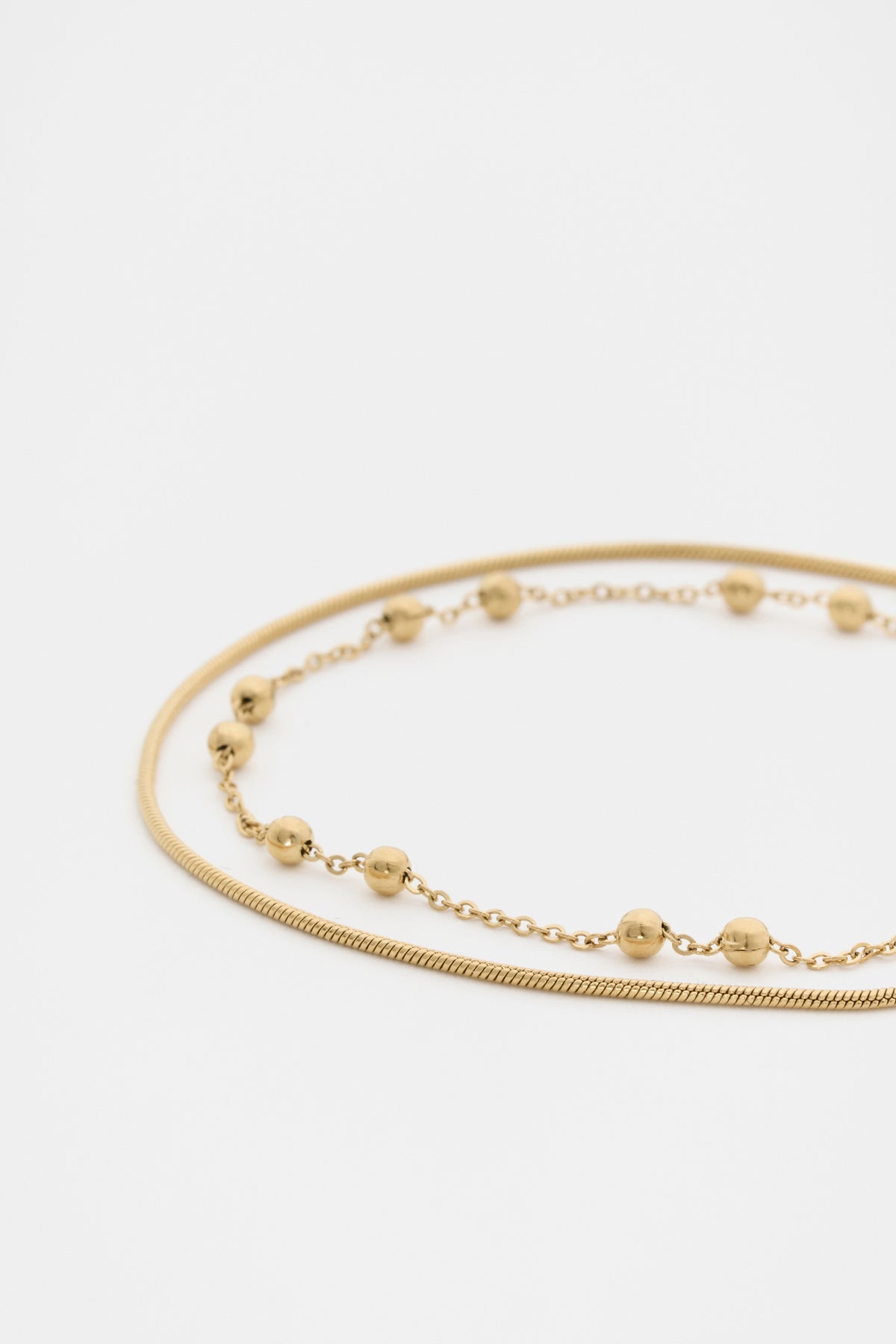 Waterproof Double Chain Bracelet