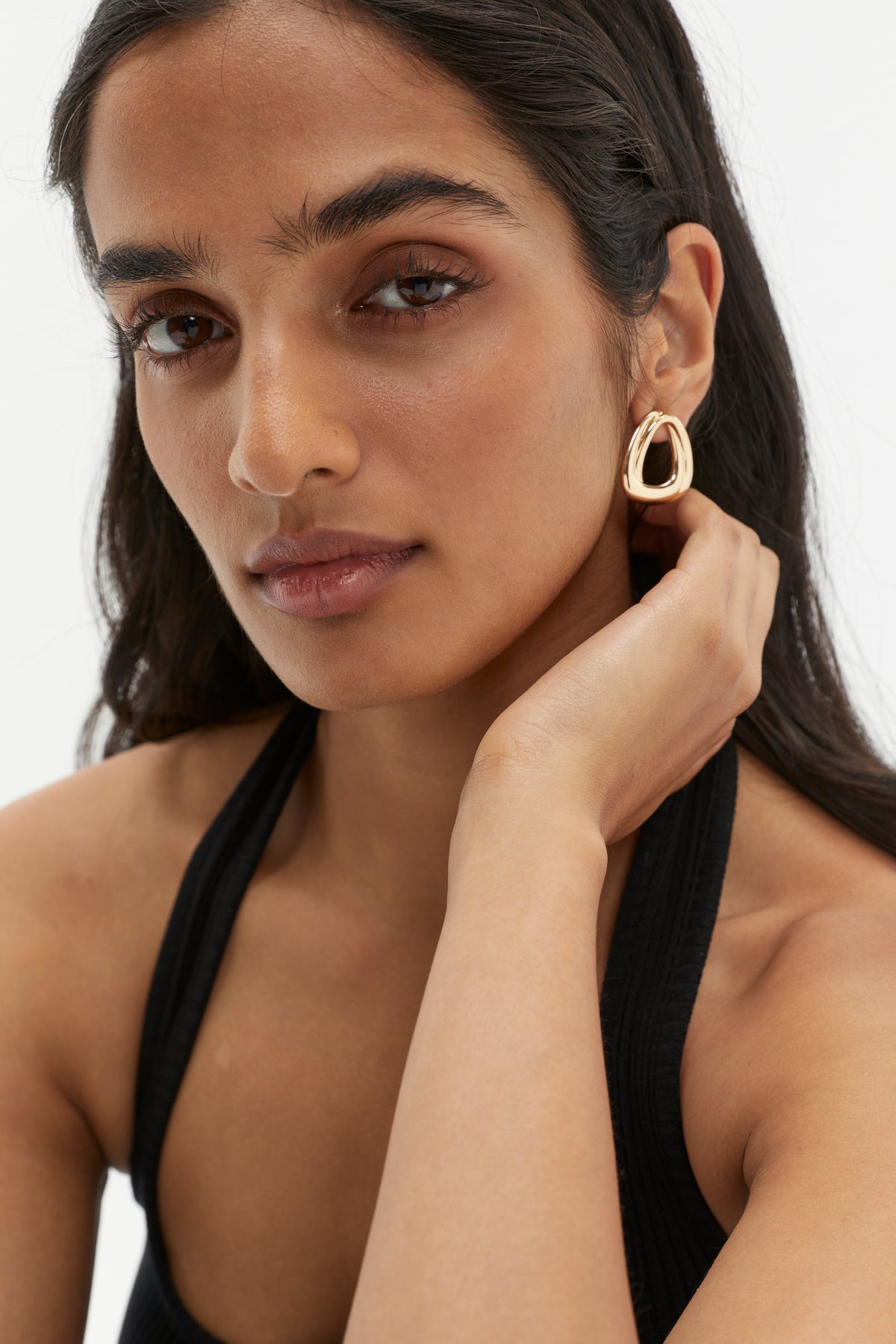 Looped Oval Earring