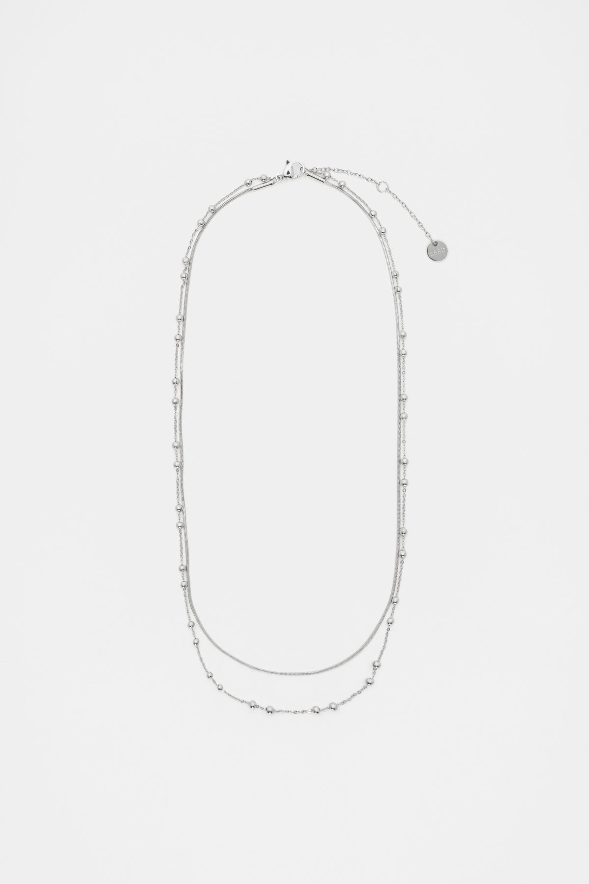 Waterproof Double Chain Necklace