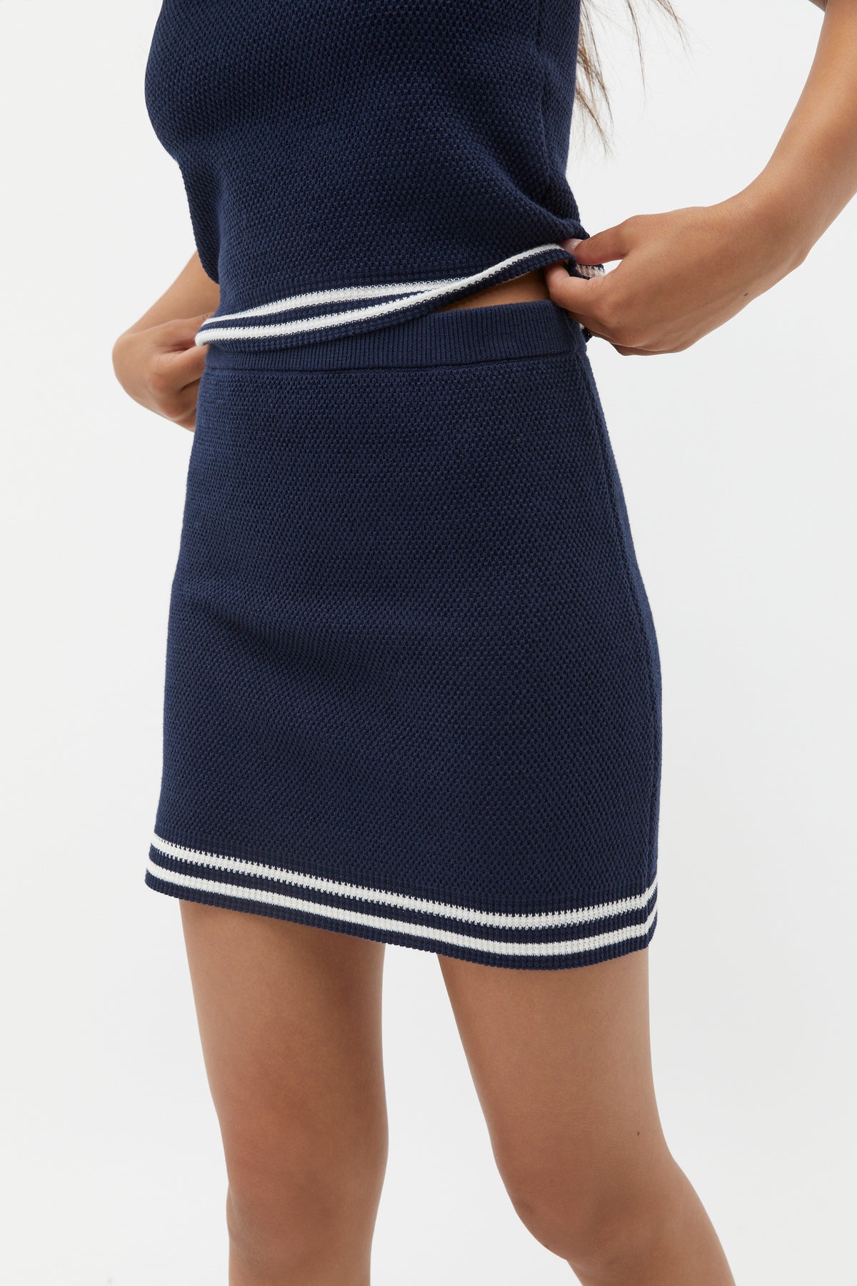 Textured Knit Skirt