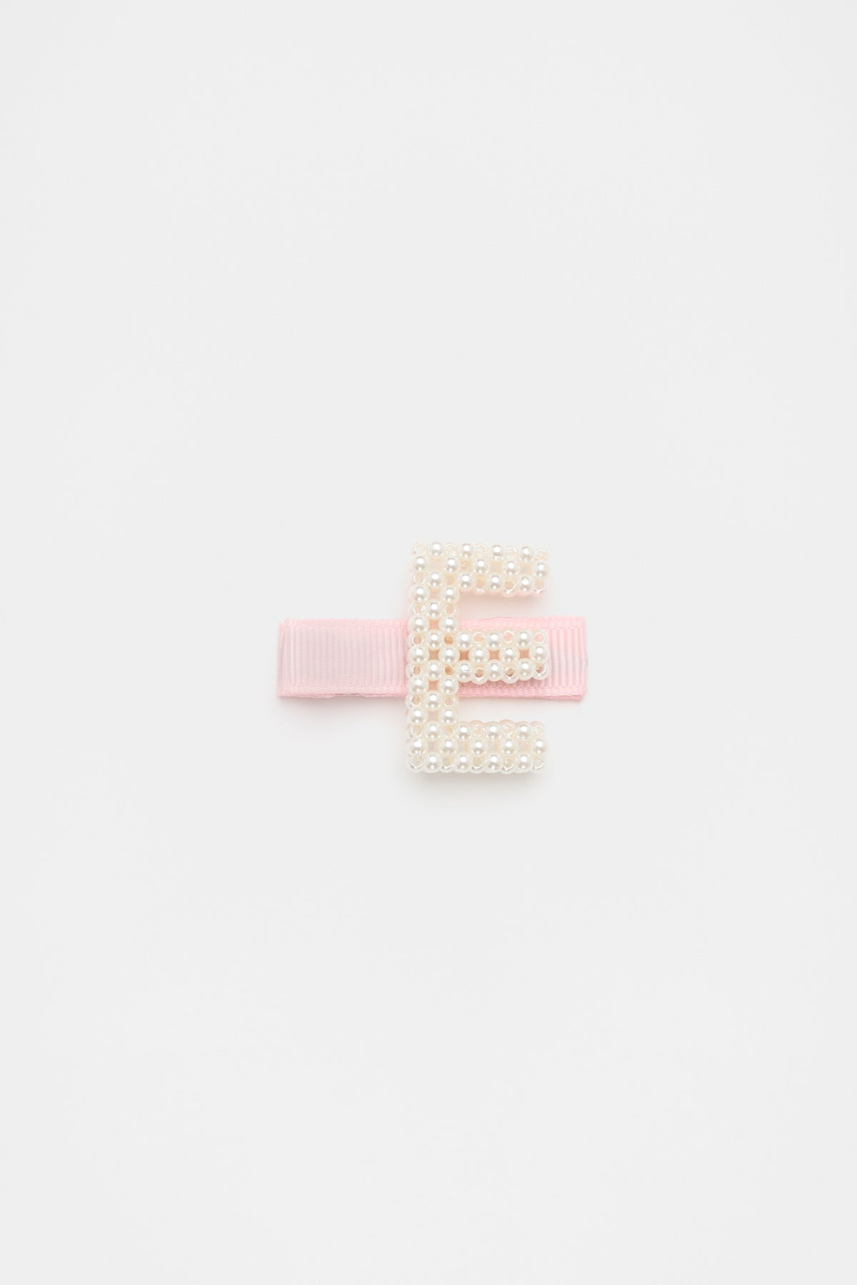 Initial Pearl Duck Clip