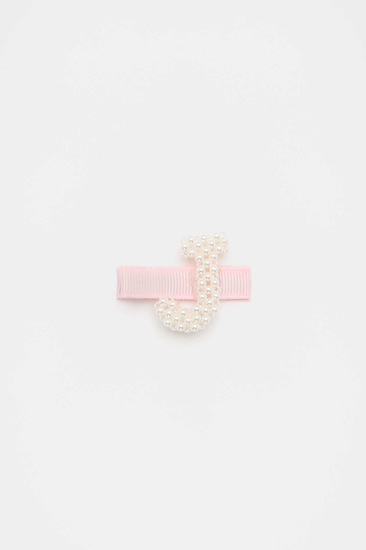 Initial Pearl Duck Clip
