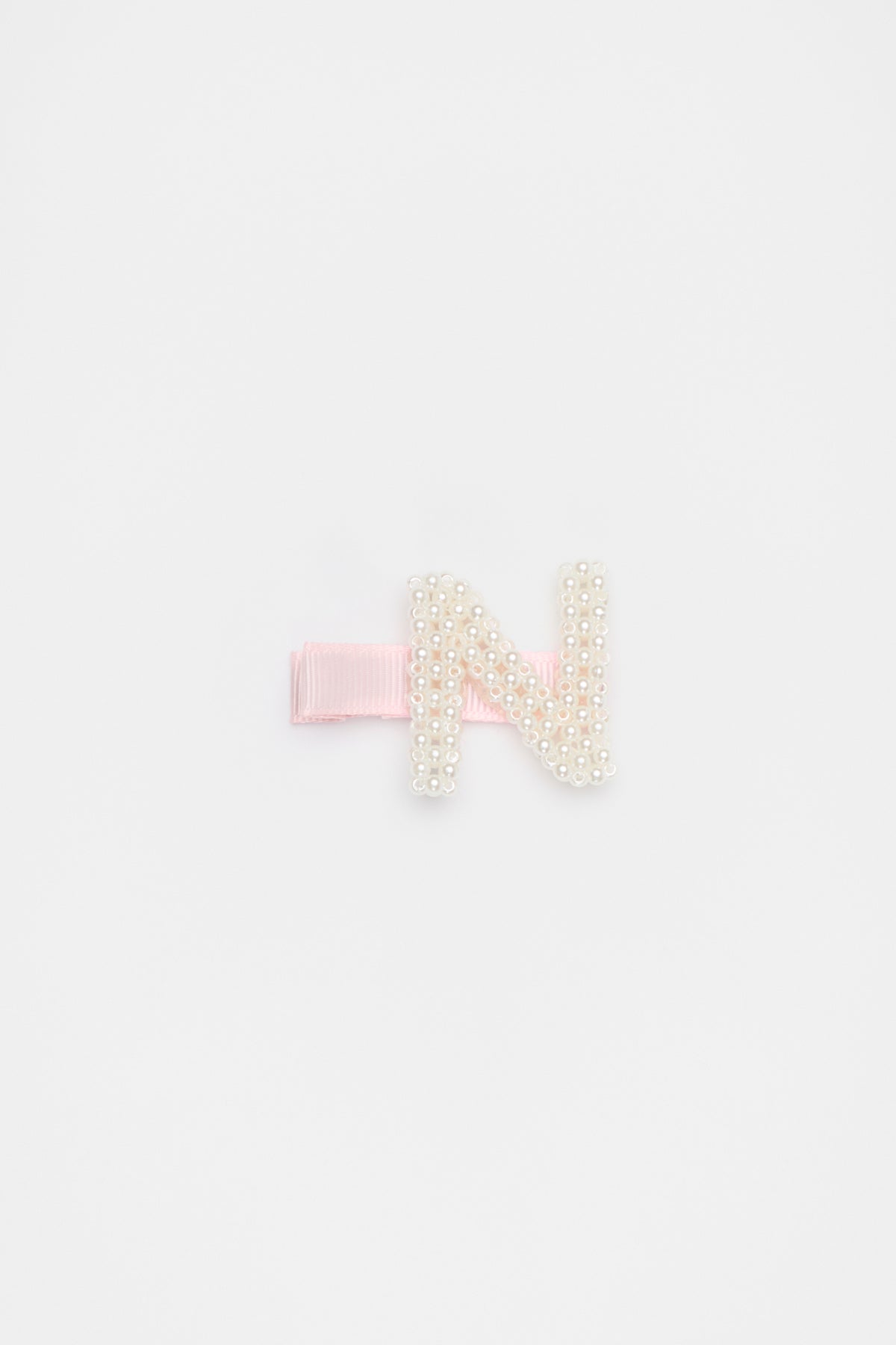 Initial Pearl Duck Clip
