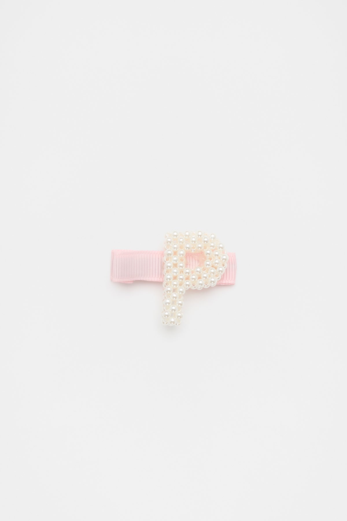 Initial Pearl Duck Clip