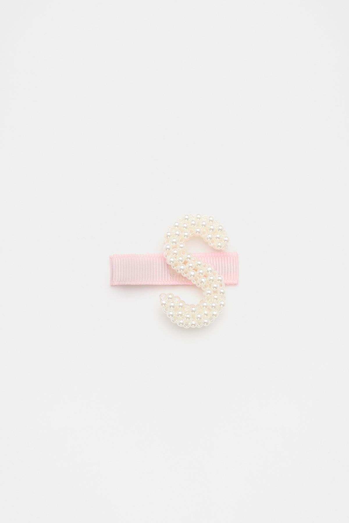 Initial Pearl Duck Clip