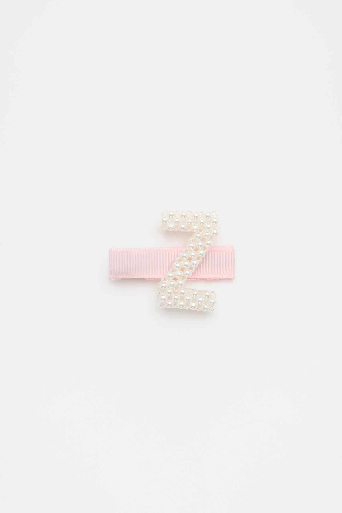 Initial Pearl Duck Clip