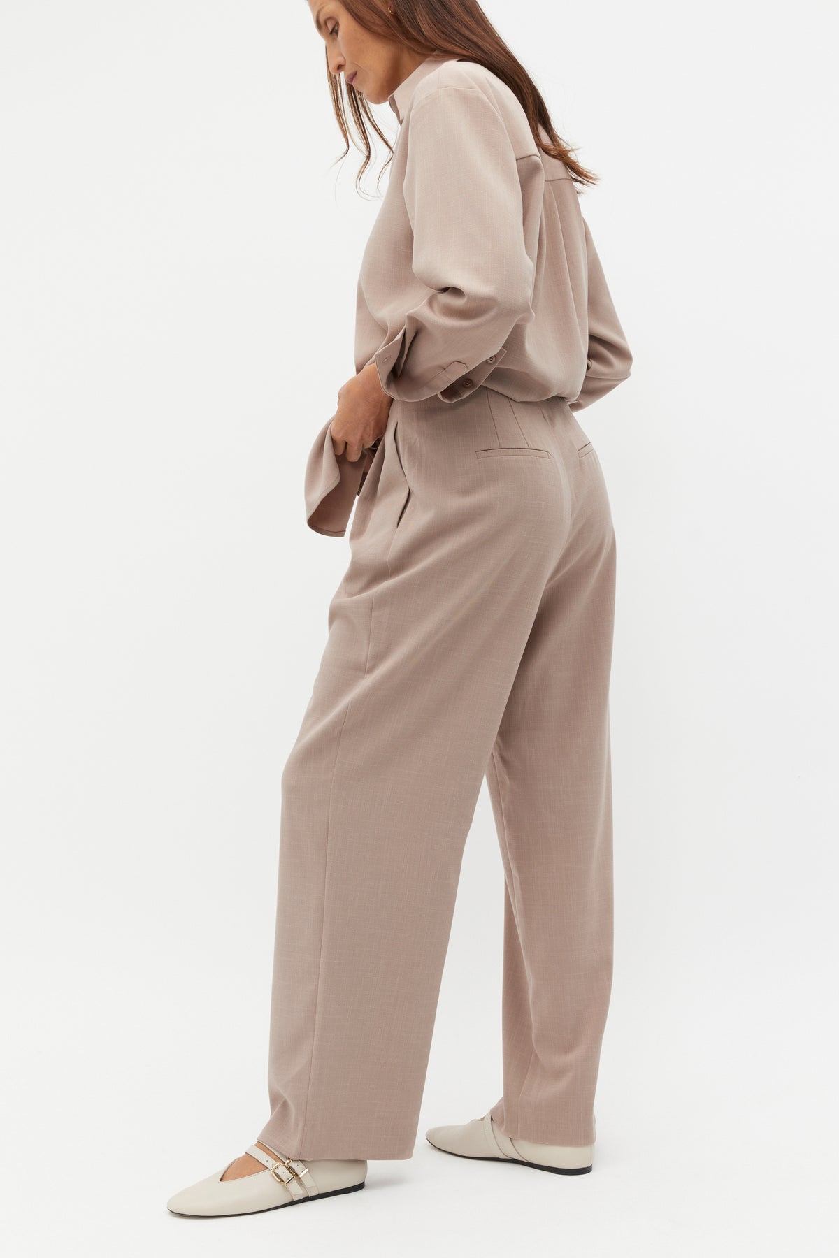 Tailored High Rise Pant