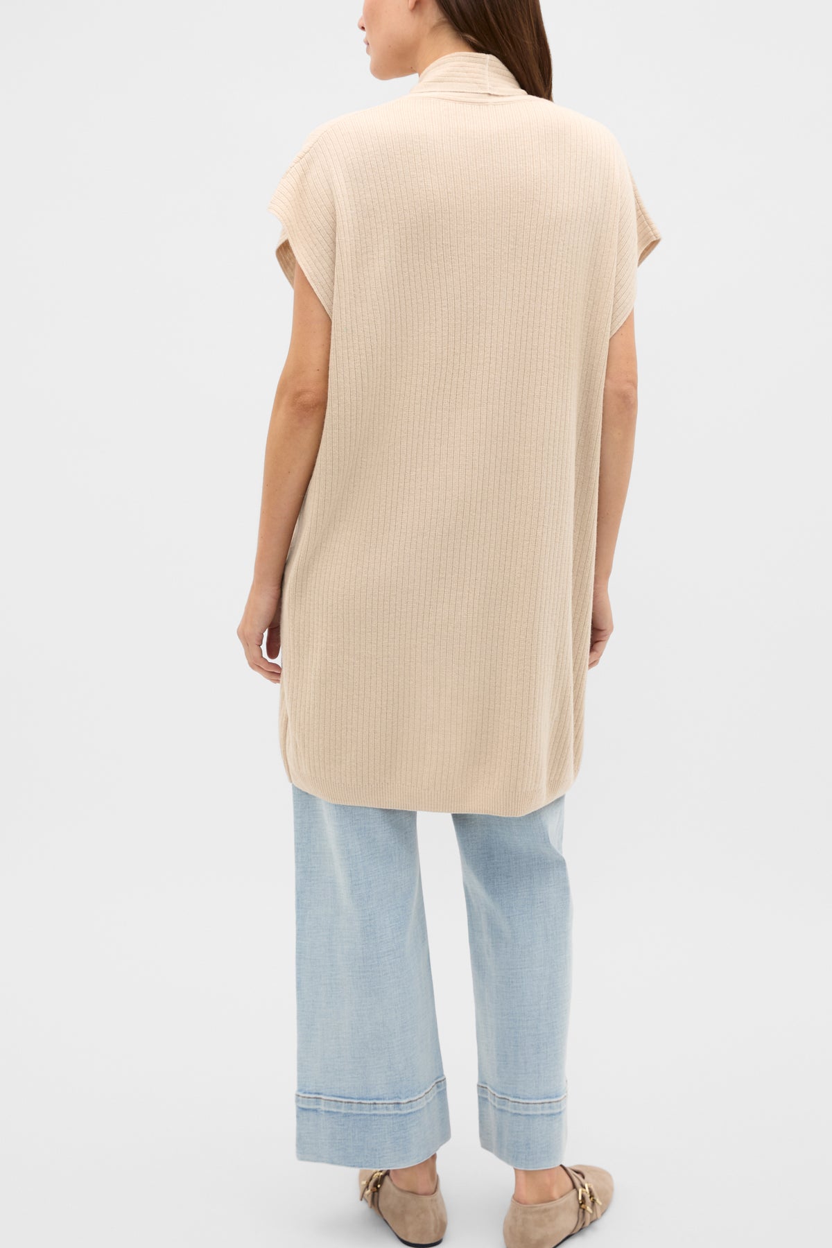 Rib Knit Poncho