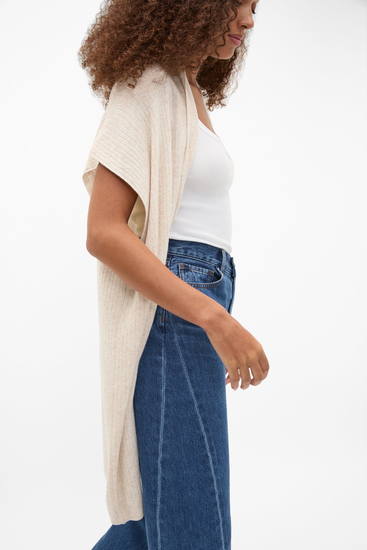 Rib Knit Poncho
