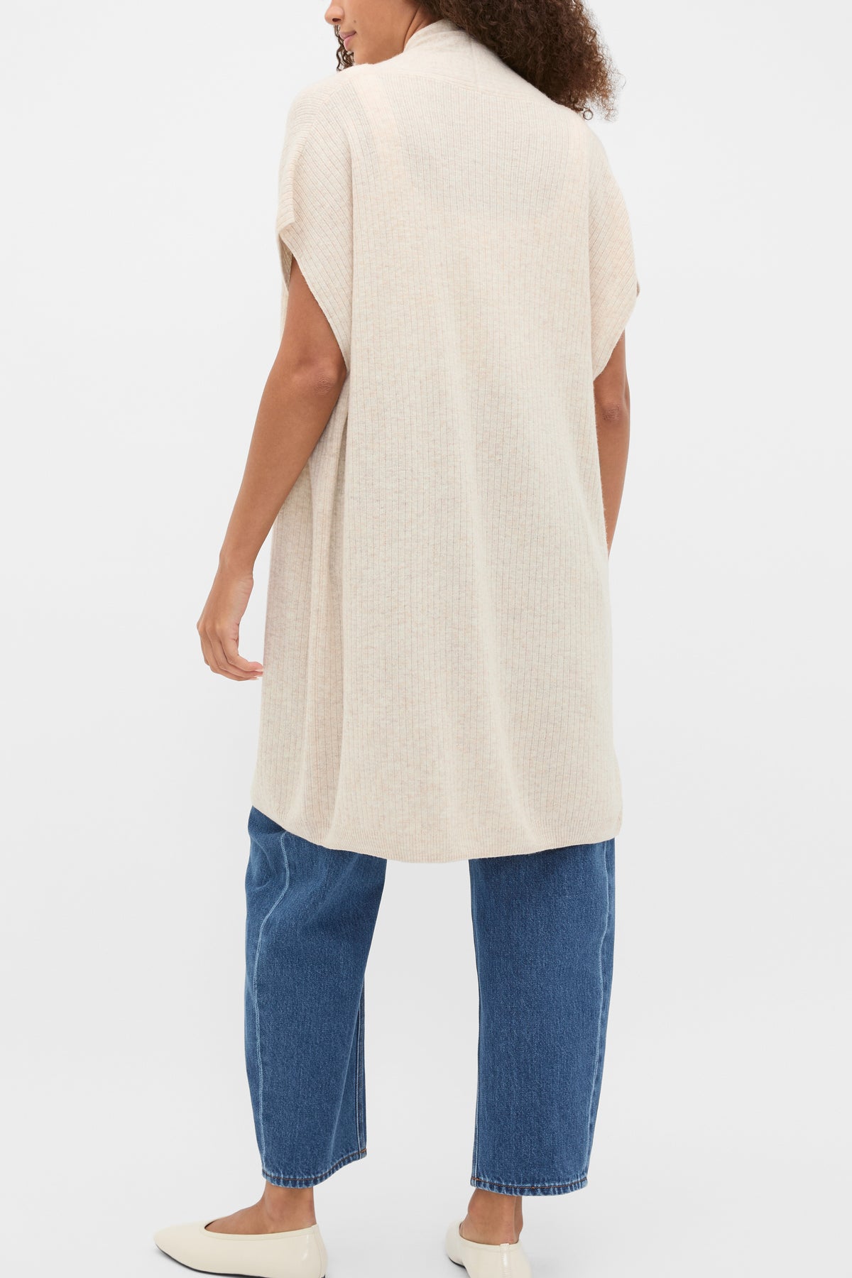 Rib Knit Poncho