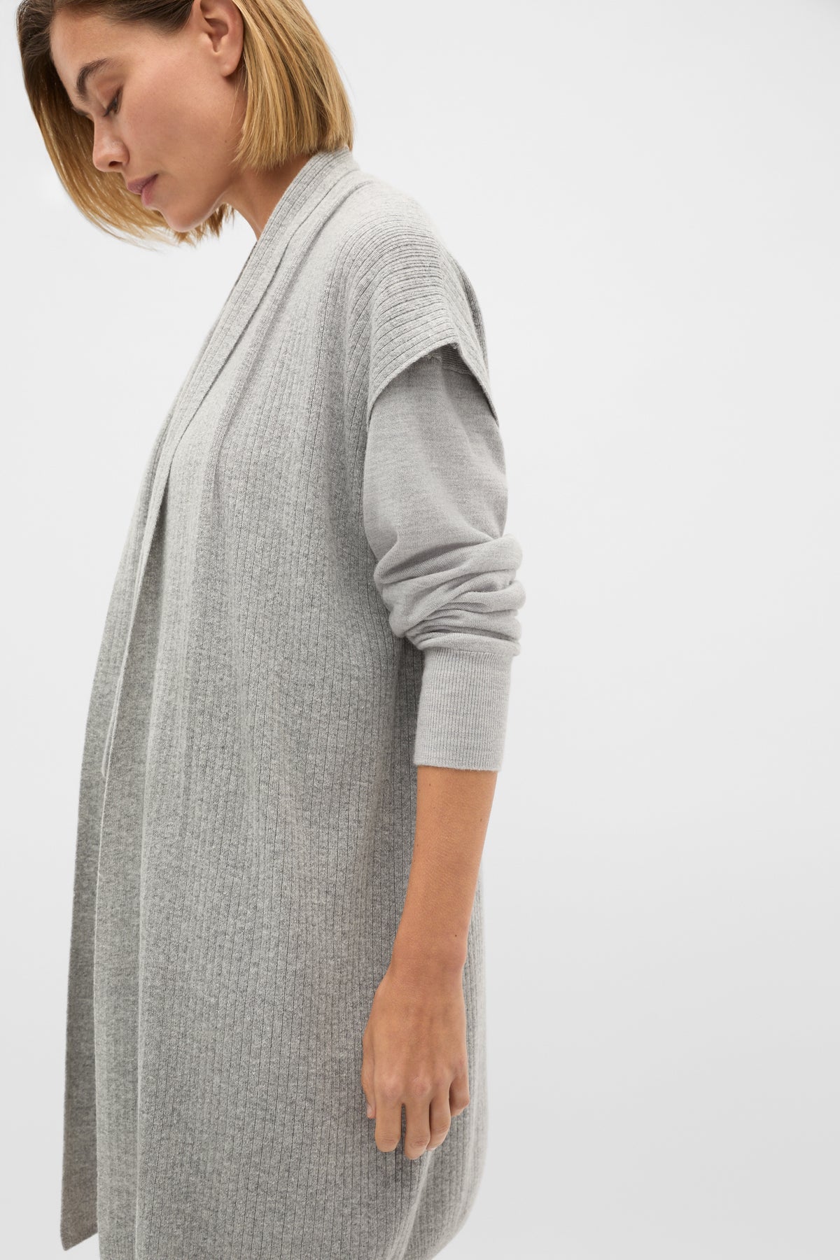 Rib Knit Poncho