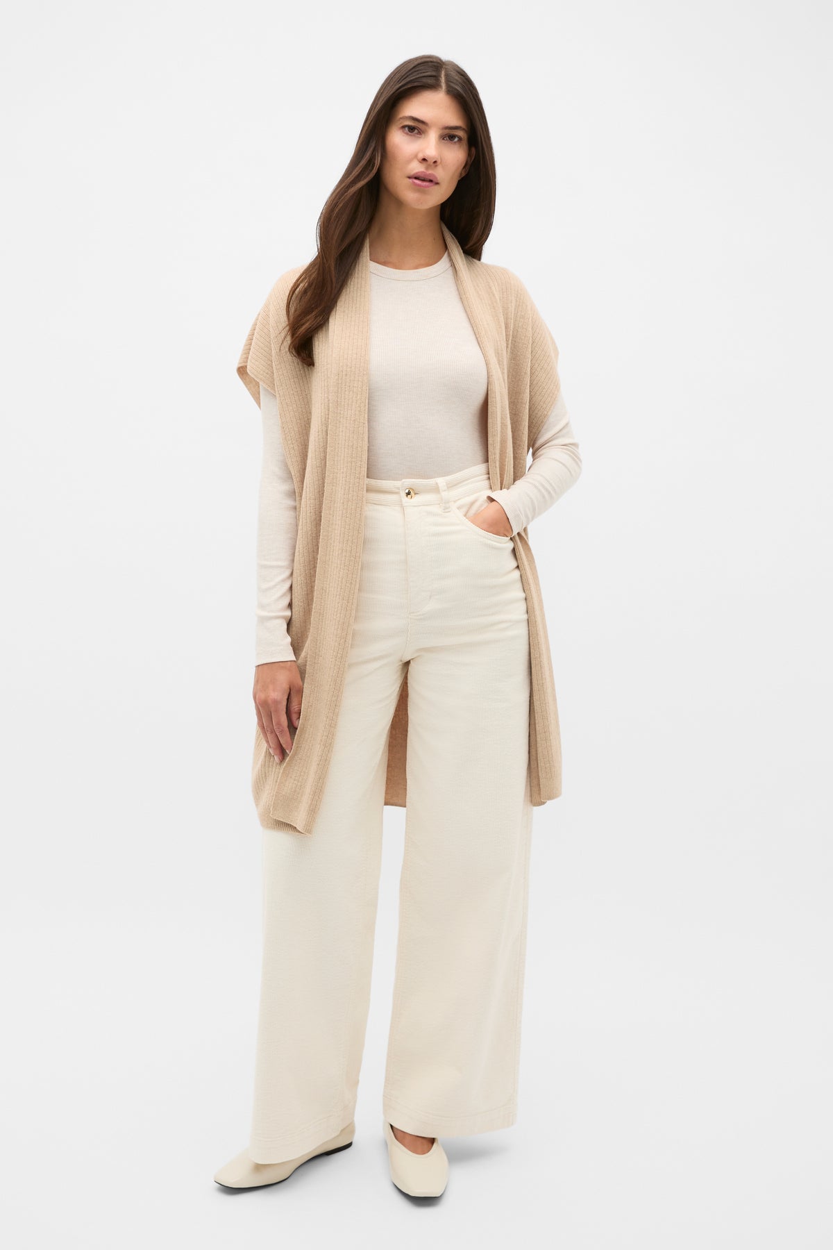 Rib Knit Poncho