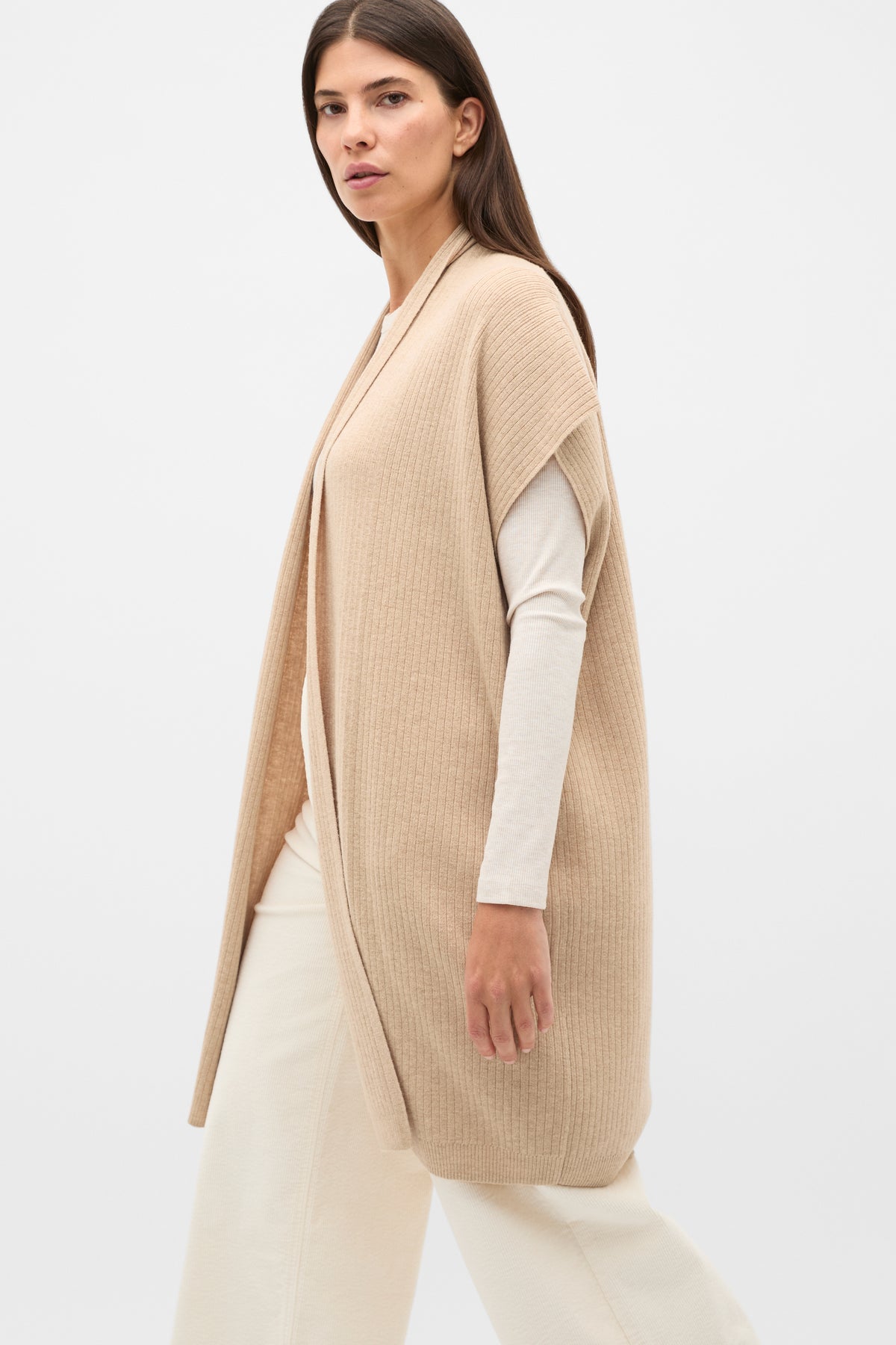 Rib Knit Poncho