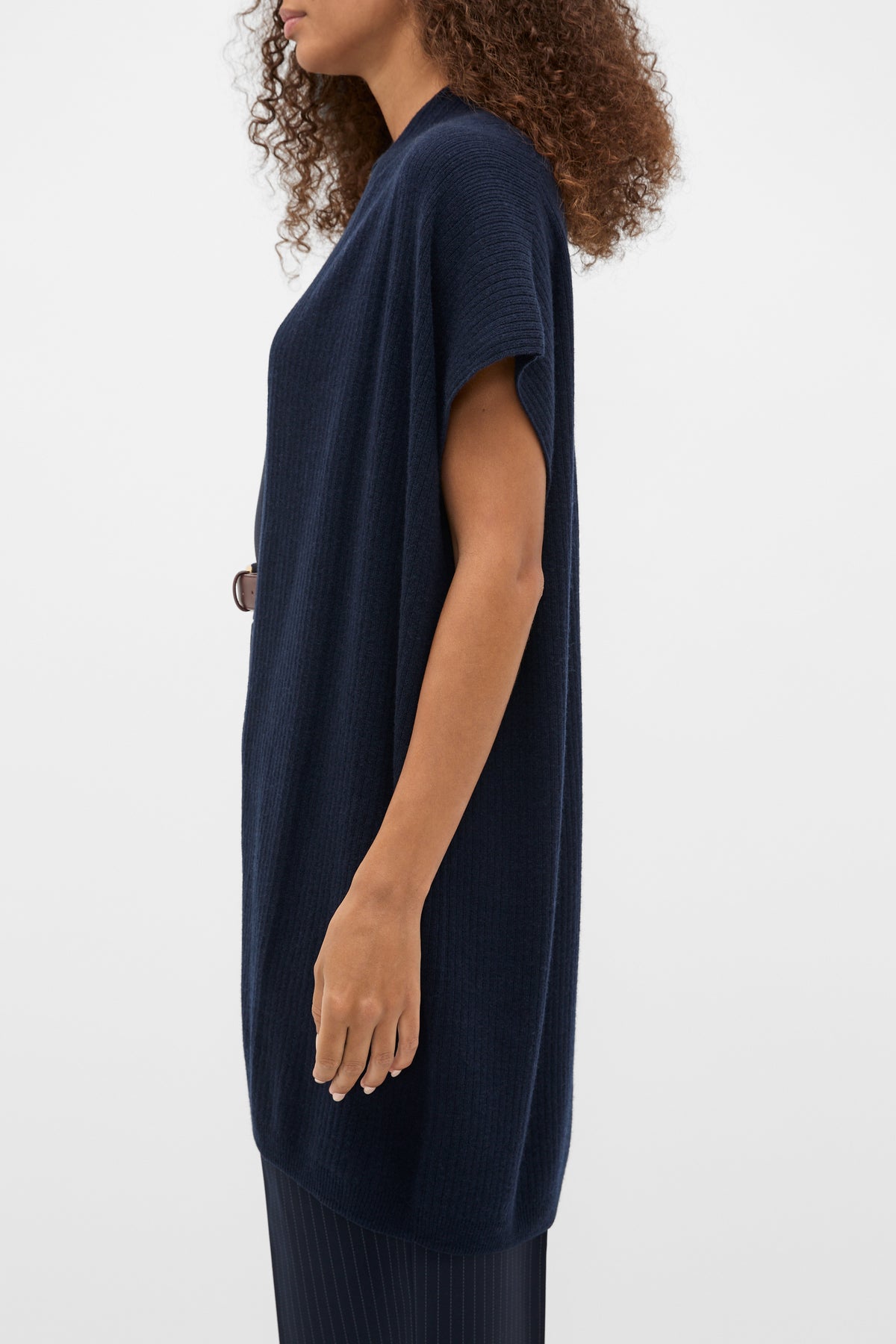 Rib Knit Poncho