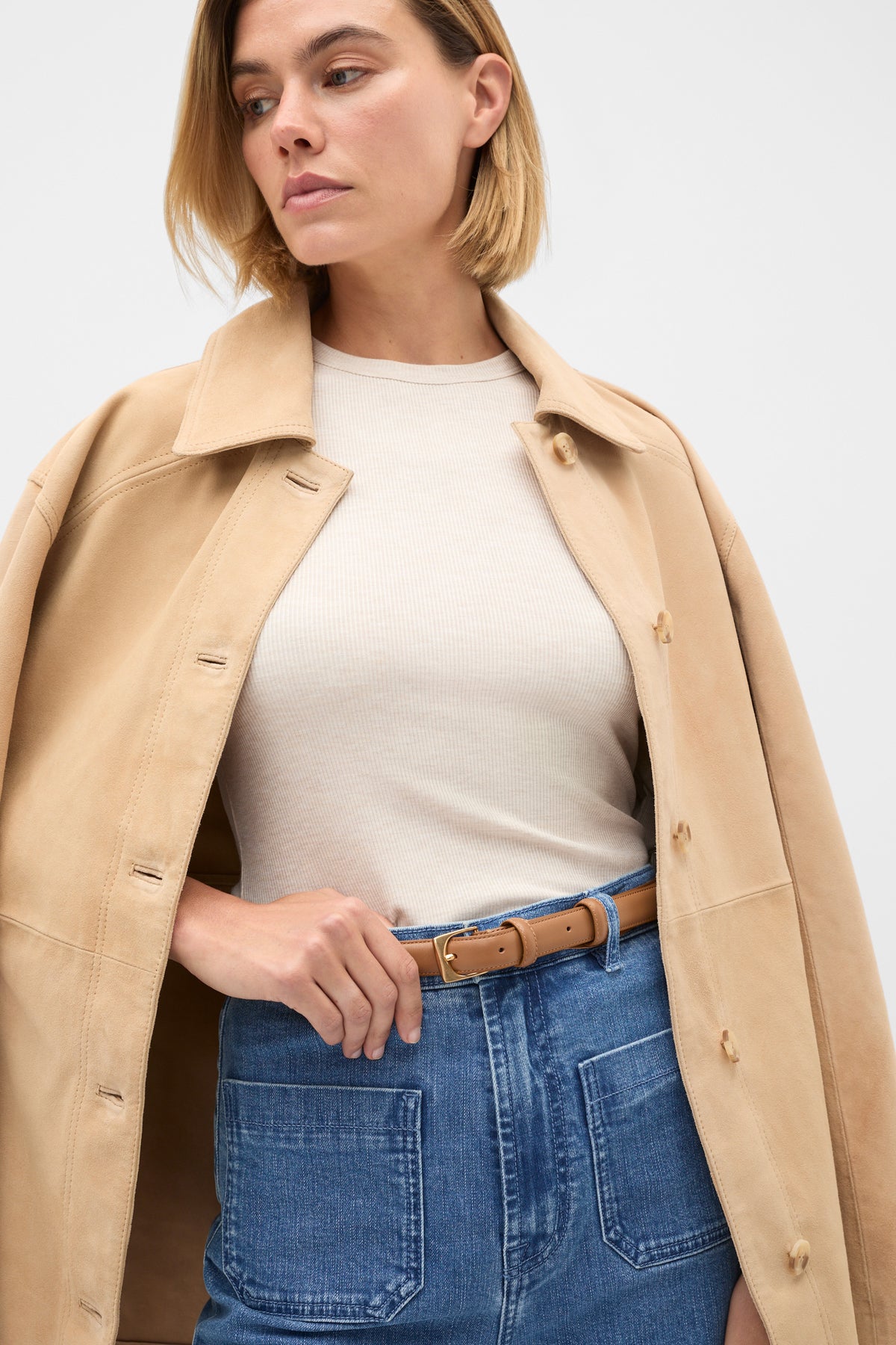 Kinsley Rounded Buckle Belt