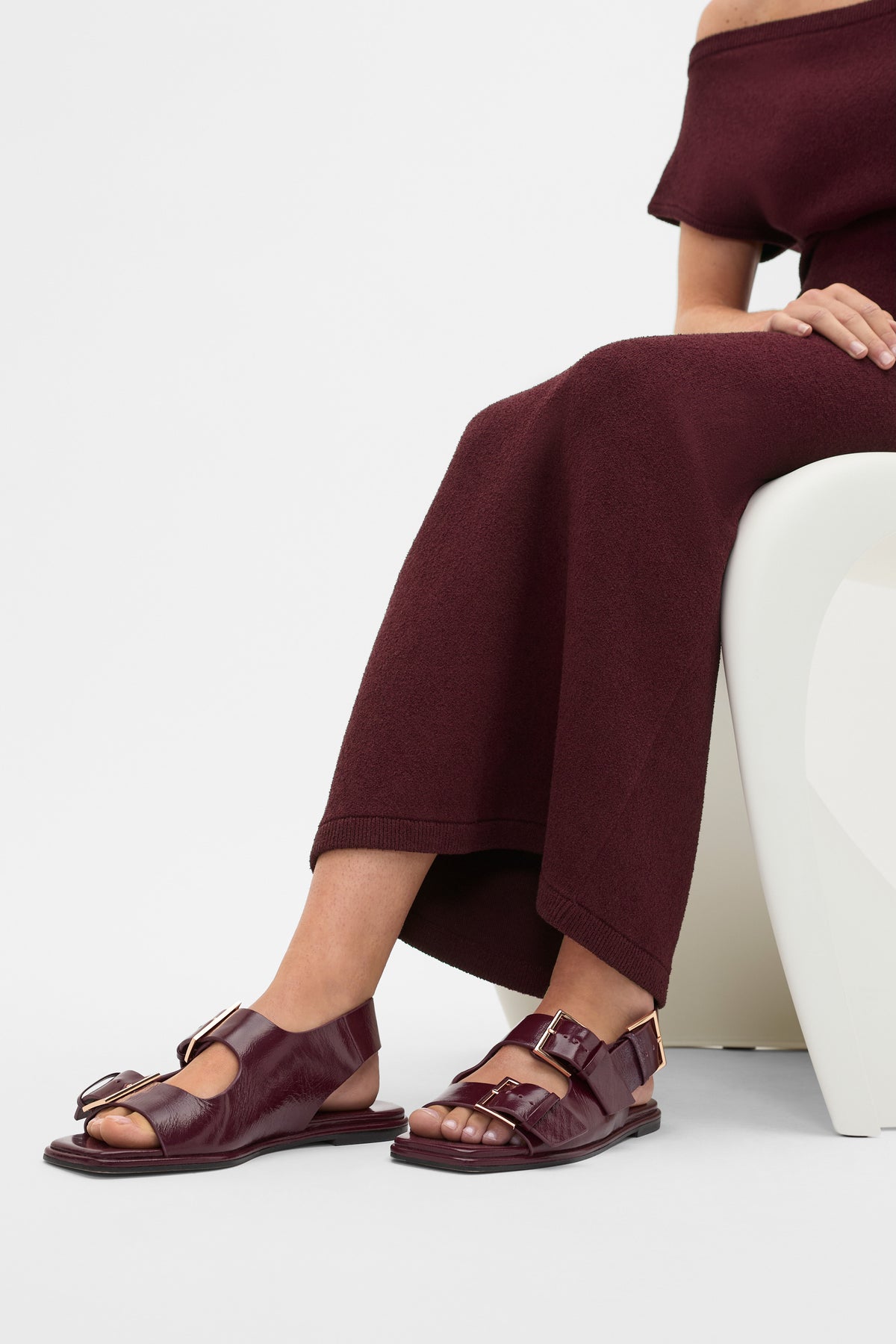 Iris Triple Buckle Sandal