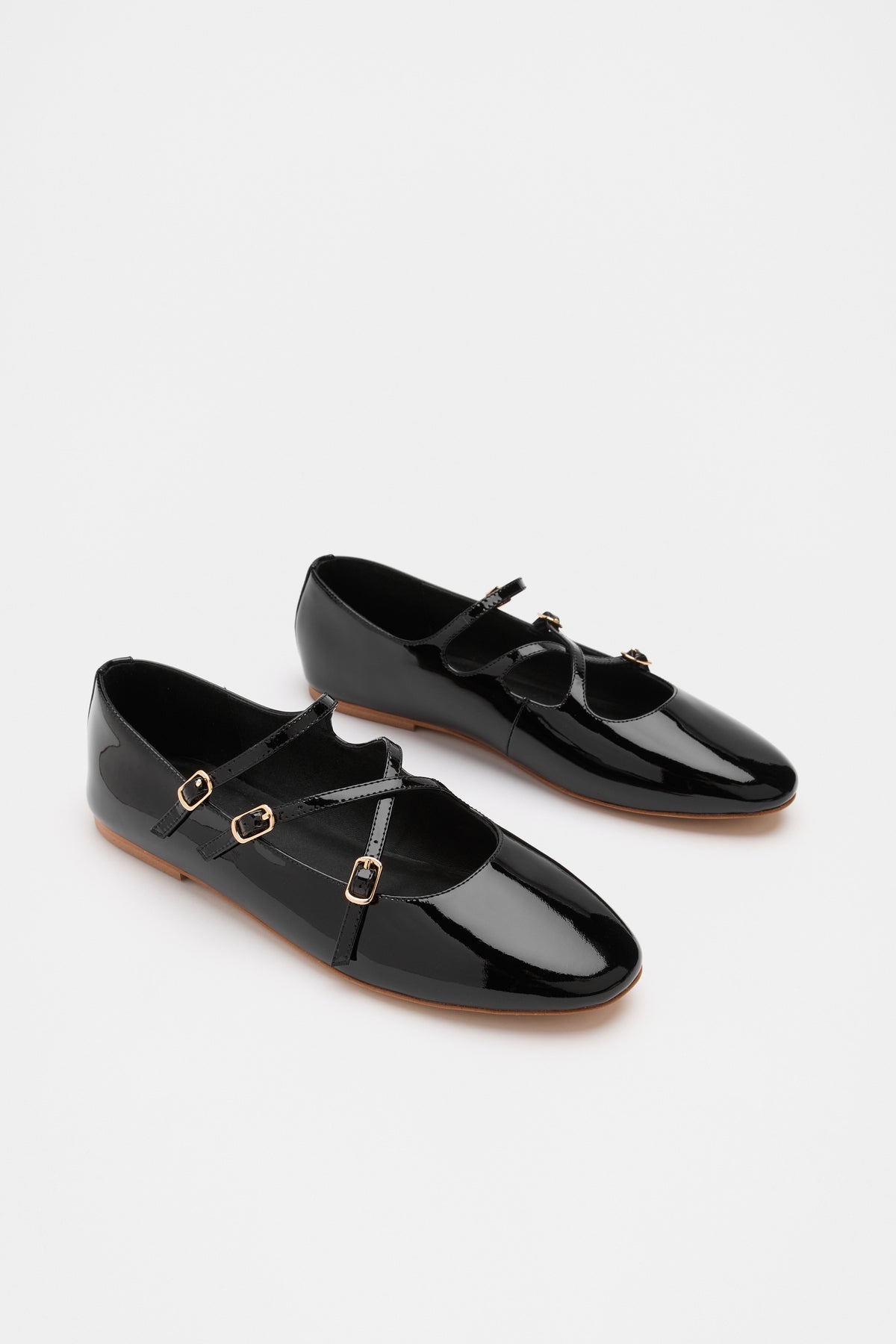 Cameron Triple Strap Ballet Flat