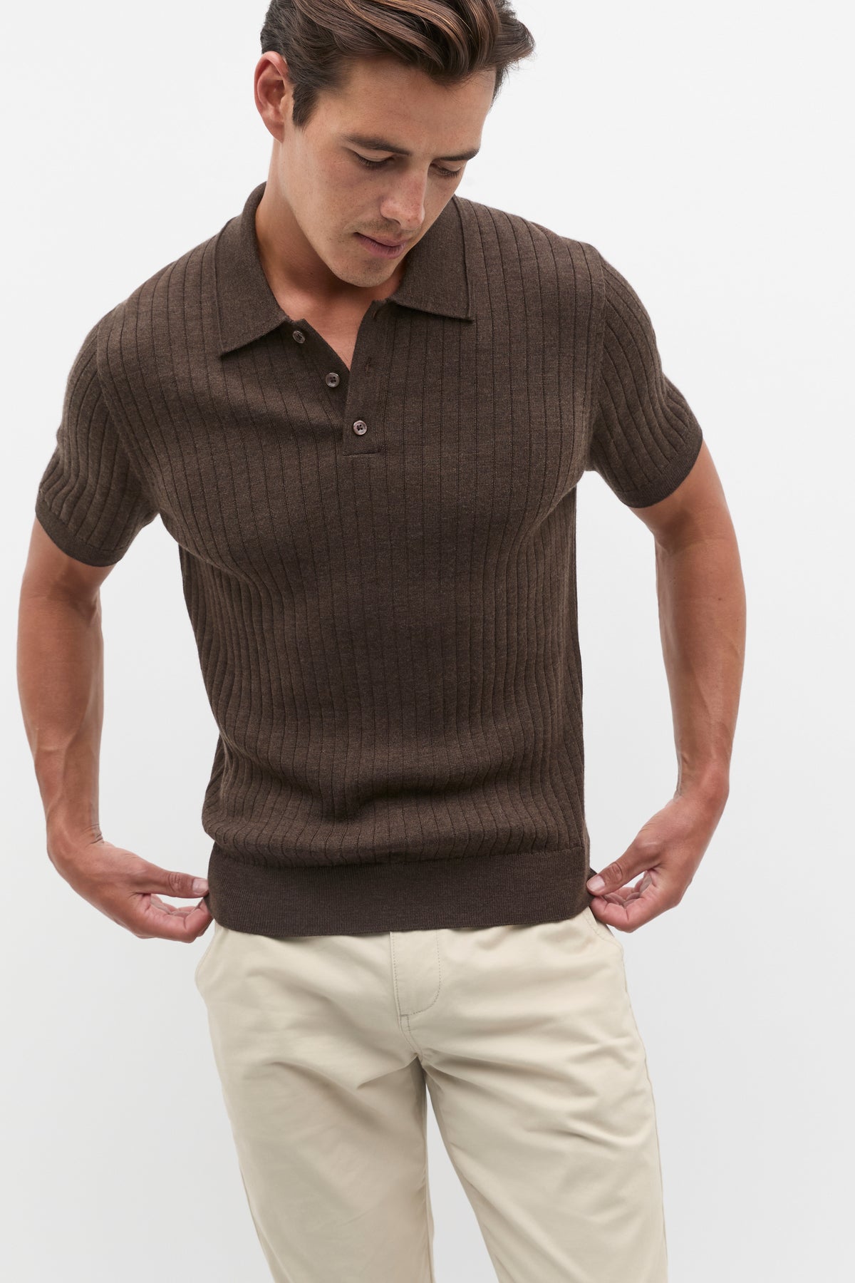Merino Wool Polo