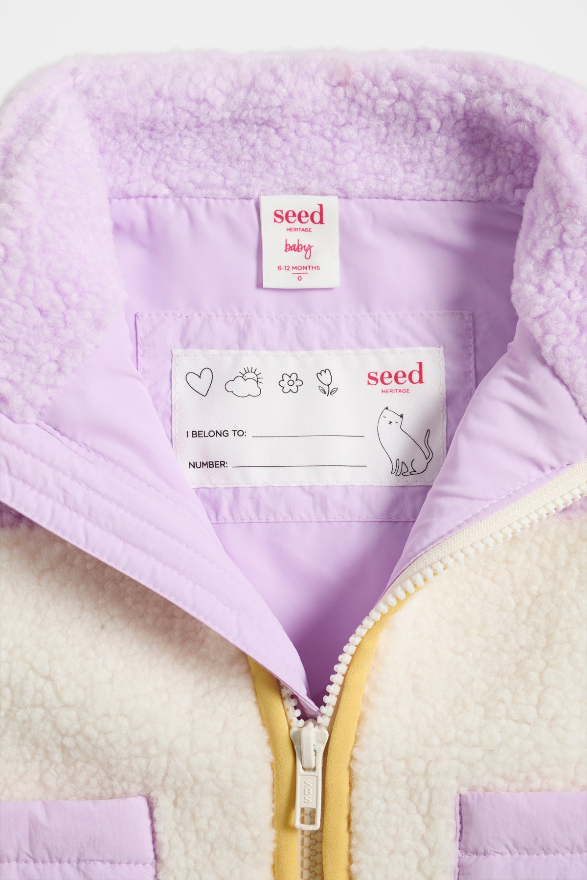 Spliced Teddy Vest