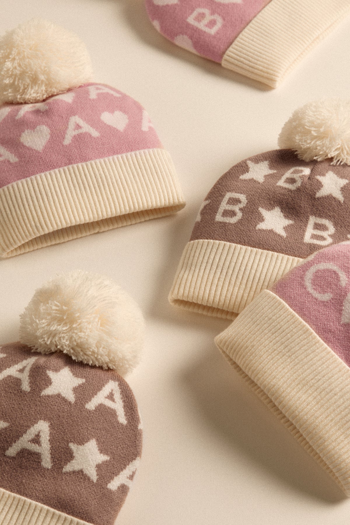Star Initial Beanie