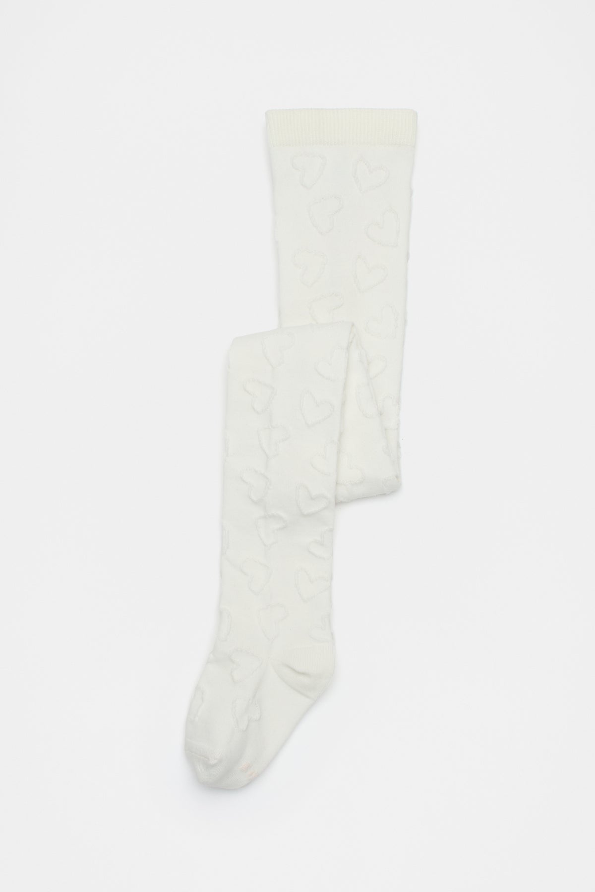 Heart Jacquard Tights