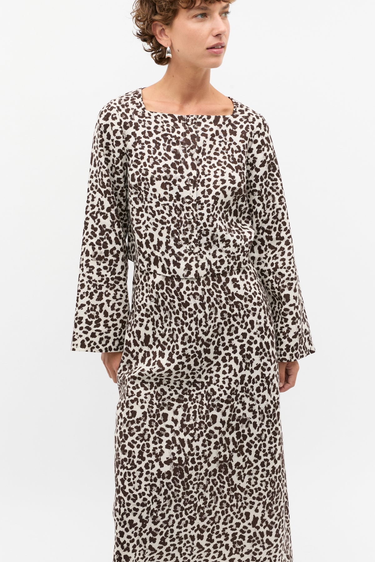 Linen Ocelot Top