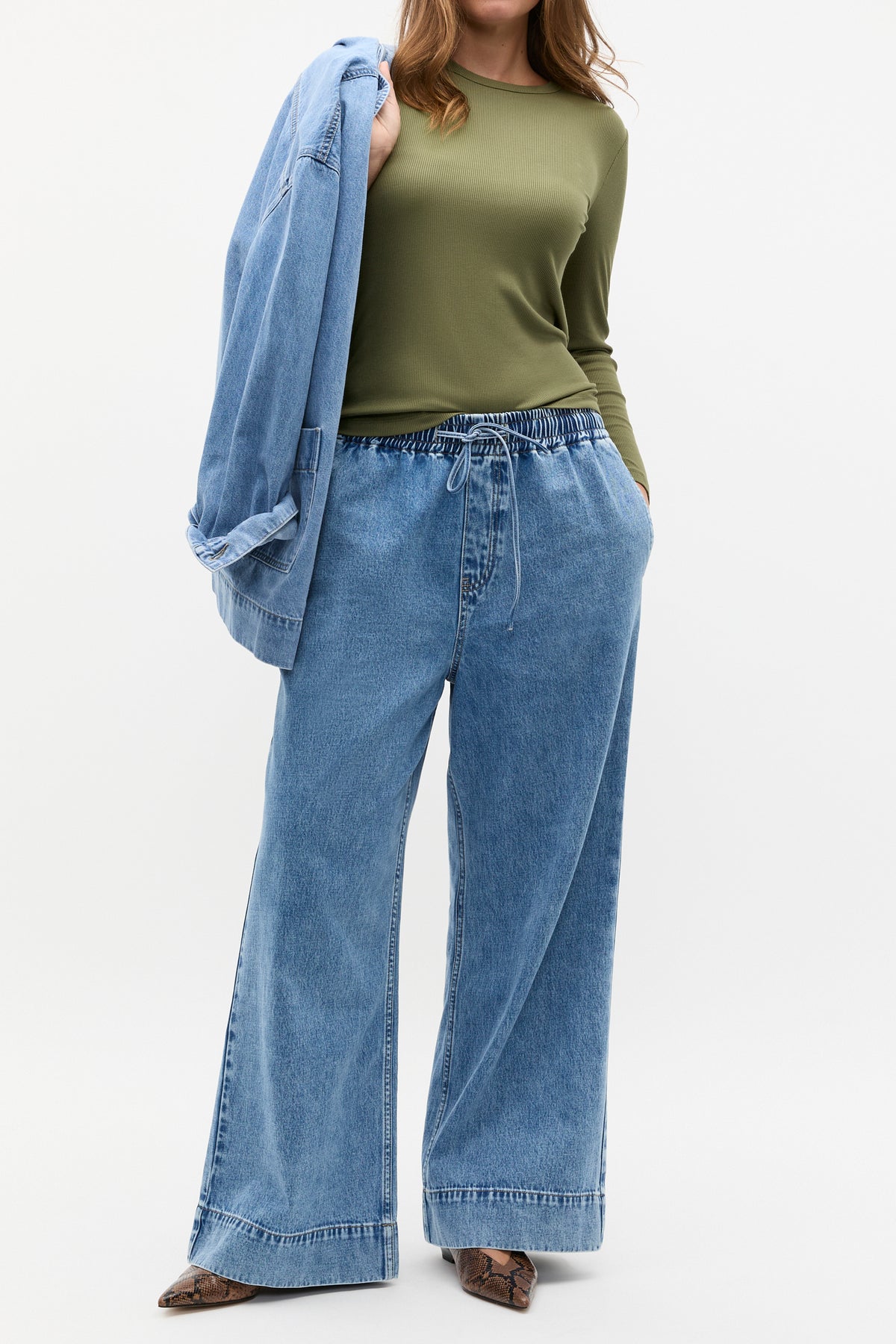 Core Rib Crew Neck Top