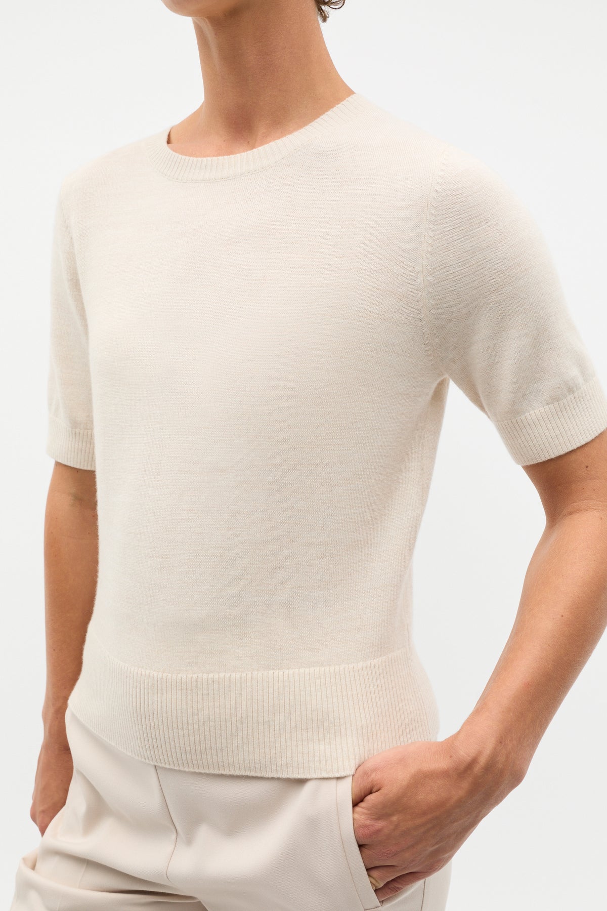 Australian Merino Crew Neck Tee