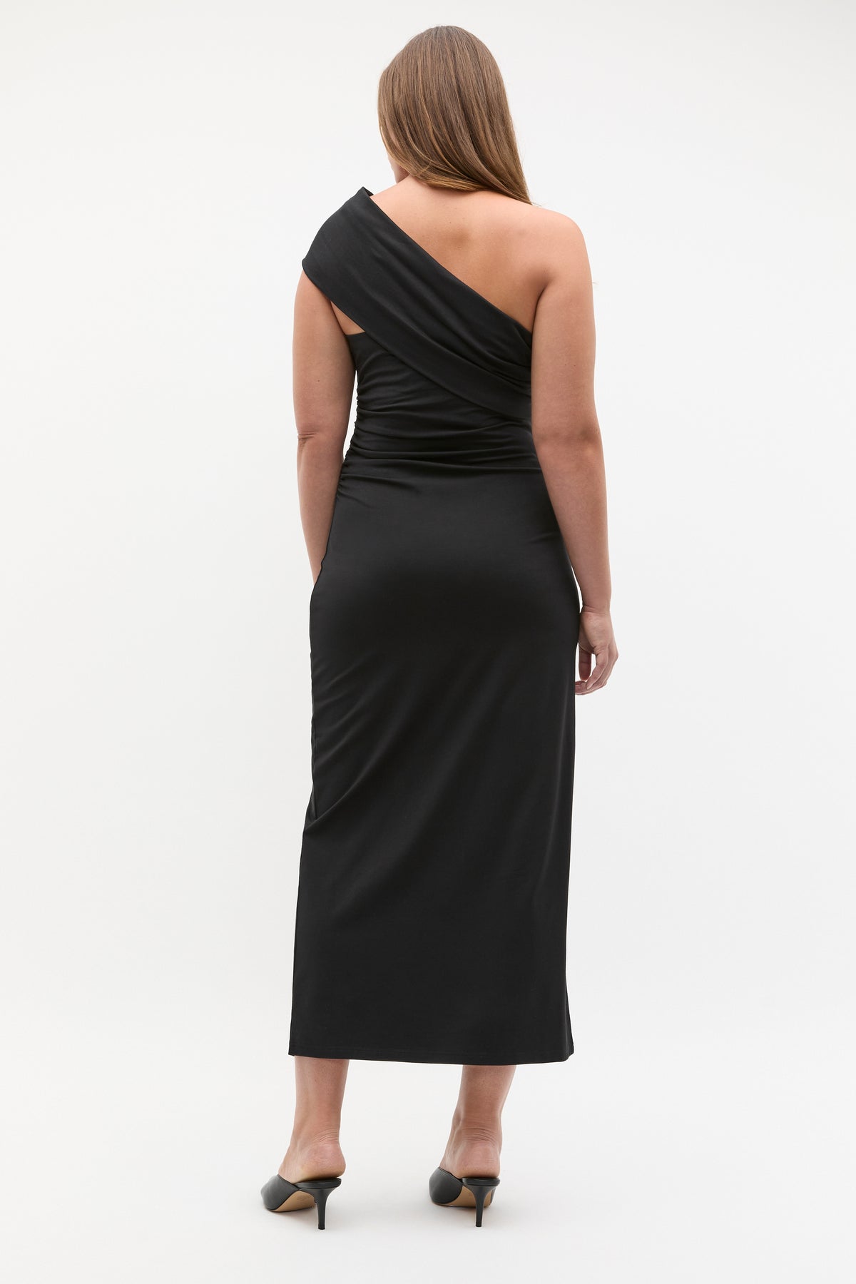 Clasp Detail Fitted Dress