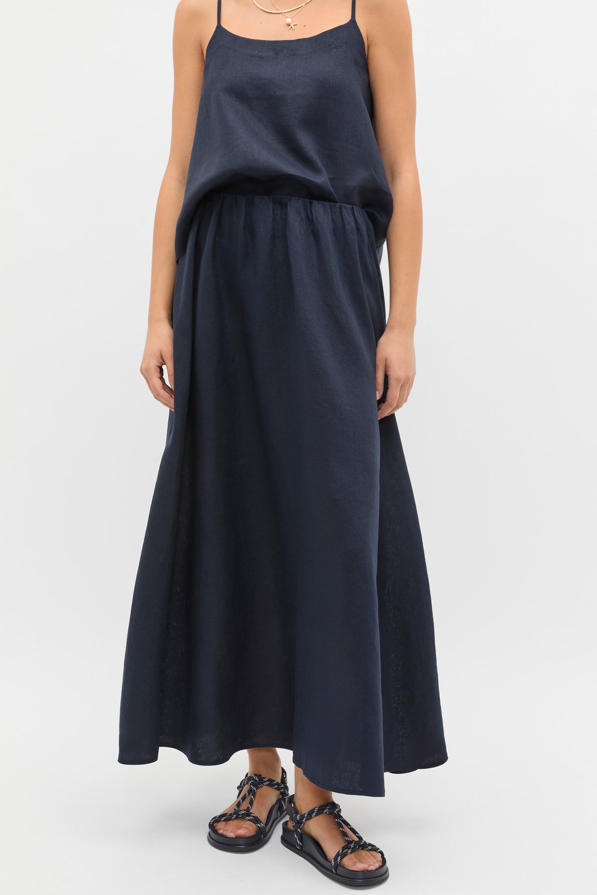 Linen Voluminous Skirt