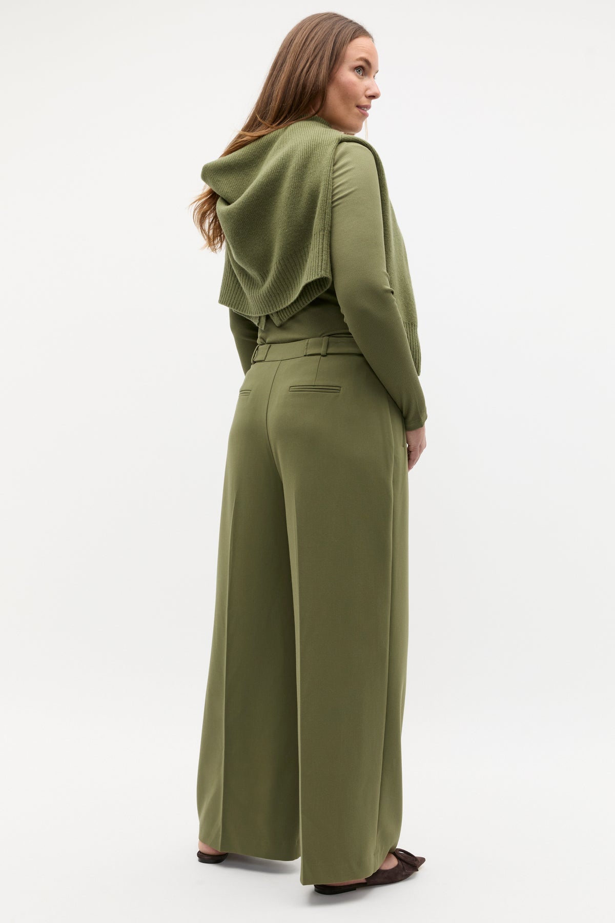 Button Tab Trouser