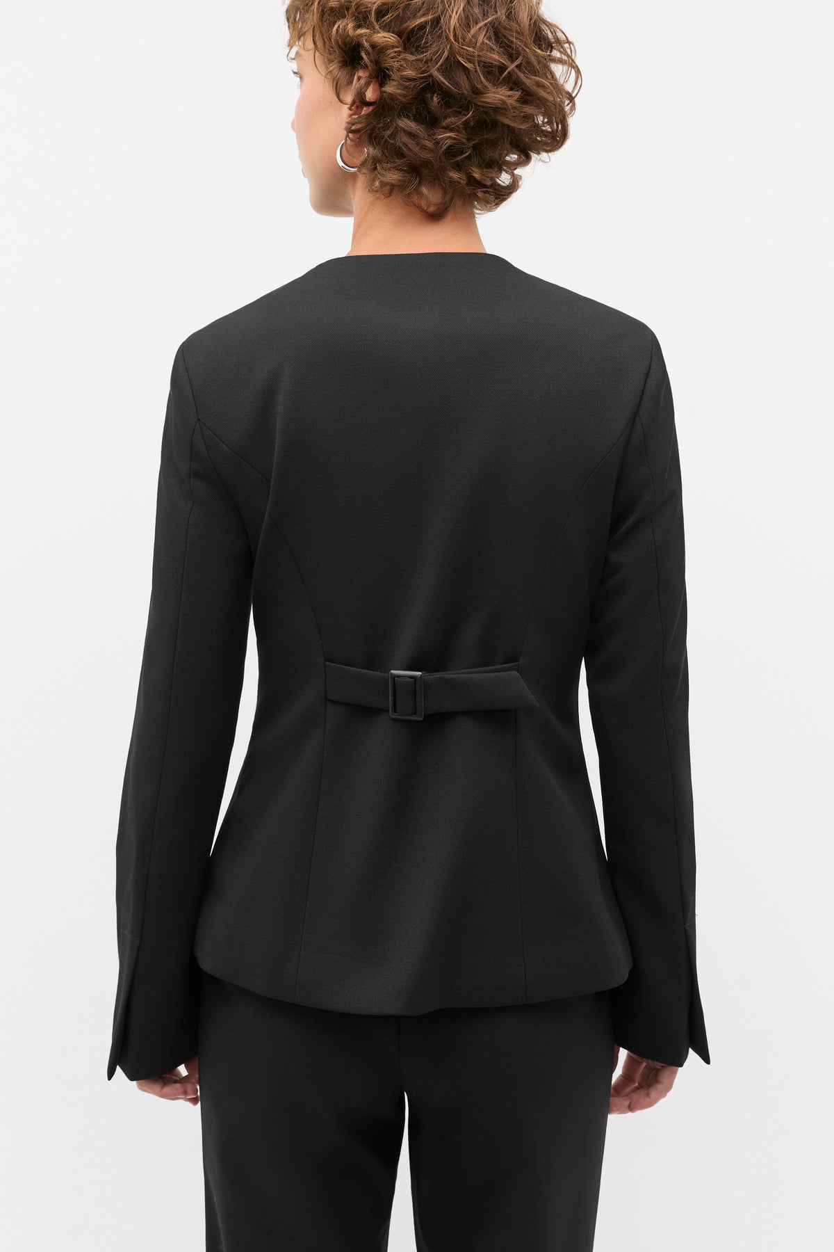 Wool Blend Tailored Jacket