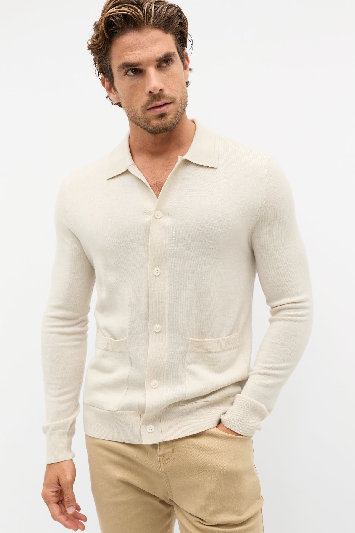 Merino Wool Cardigan