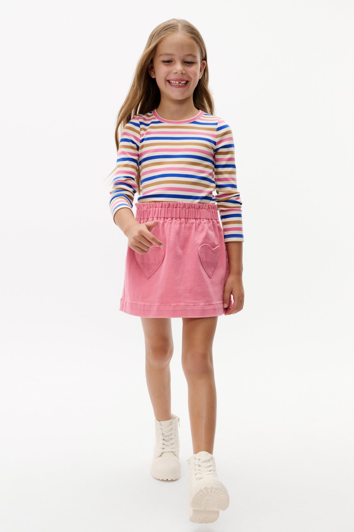 Stripe Rib Tee