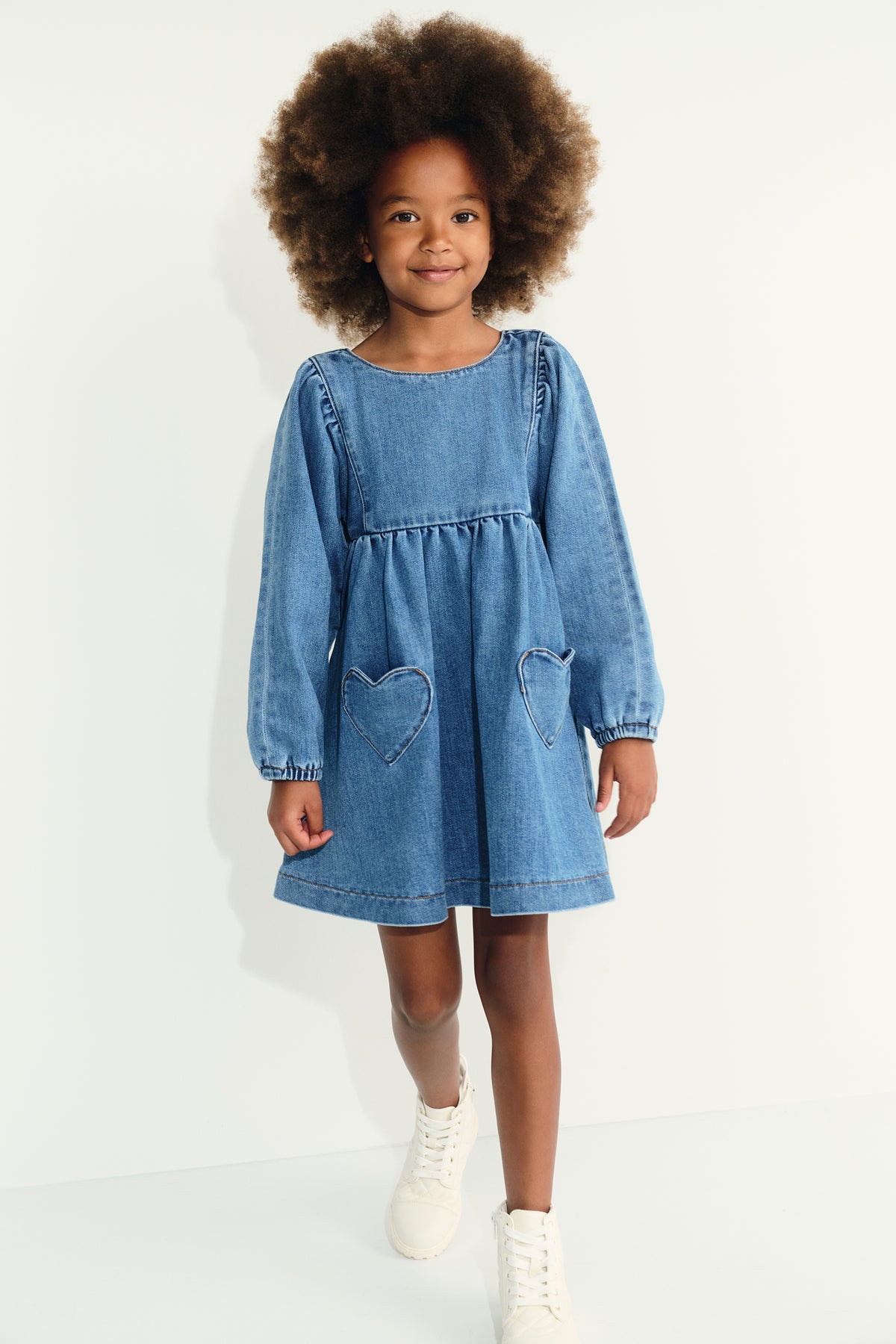 Heart Denim Dress