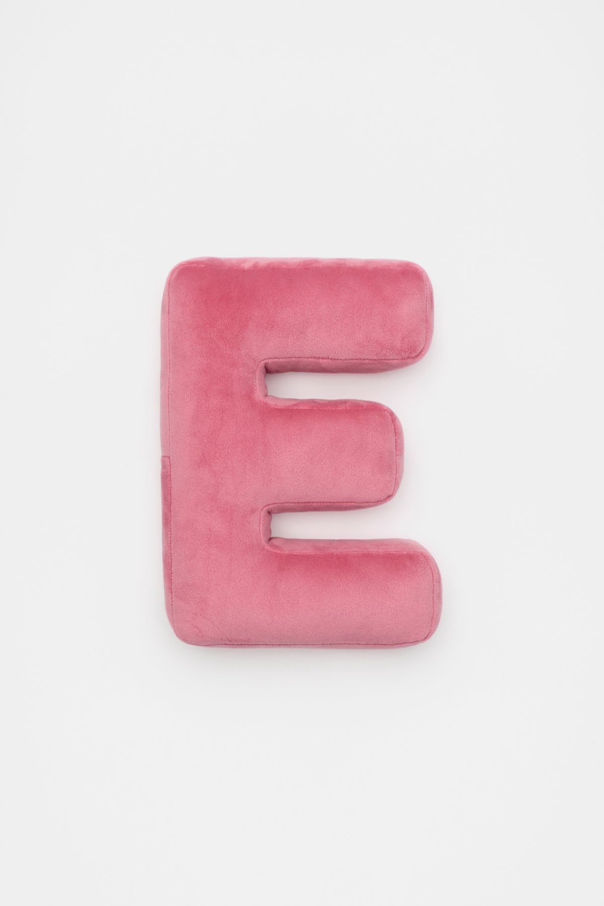 Raspberry Velvet Initial Cushion