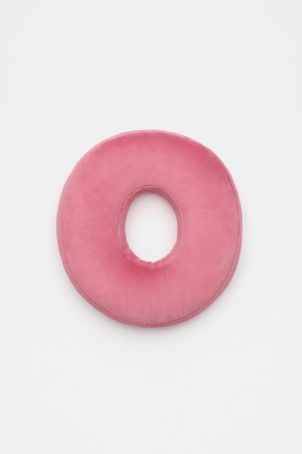 Raspberry Velvet Initial Cushion