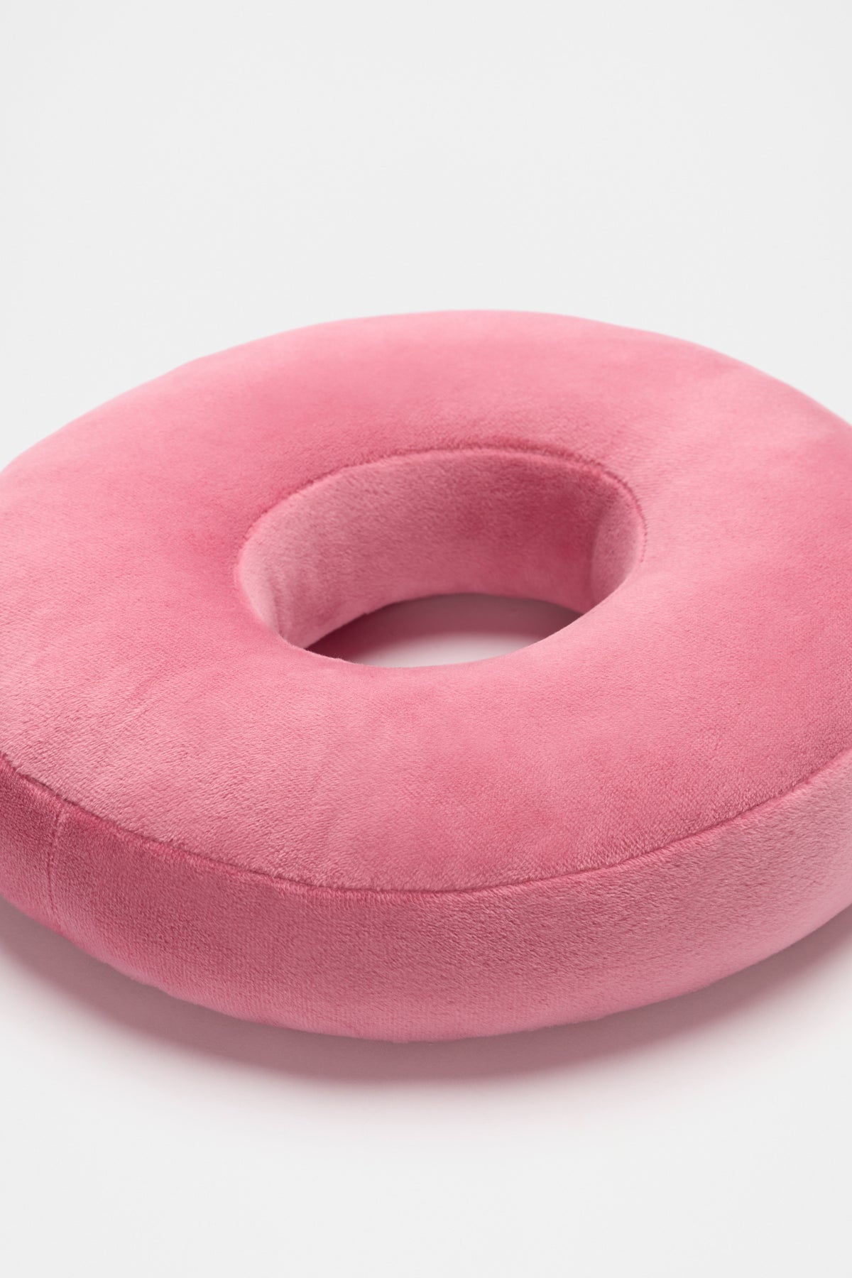 Raspberry Velvet Initial Cushion