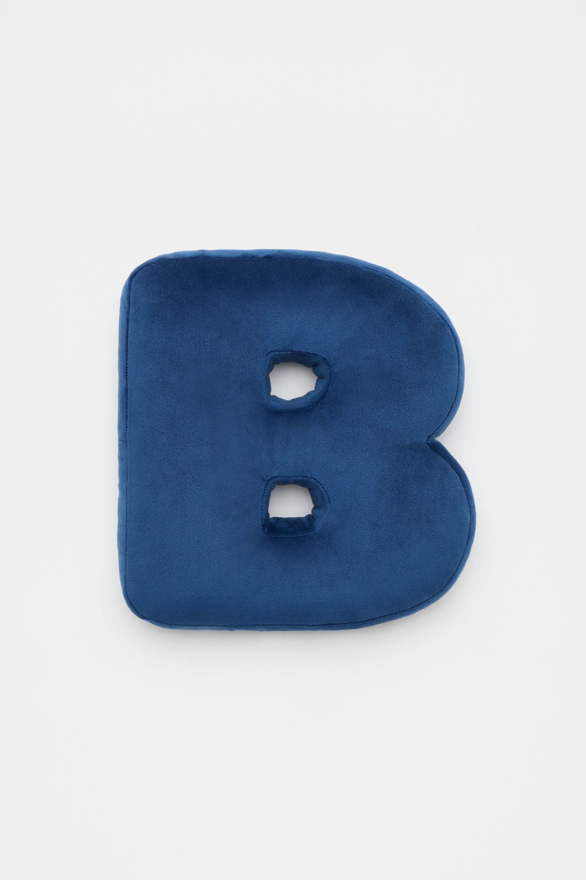 Blue Velvet Initial Cushion