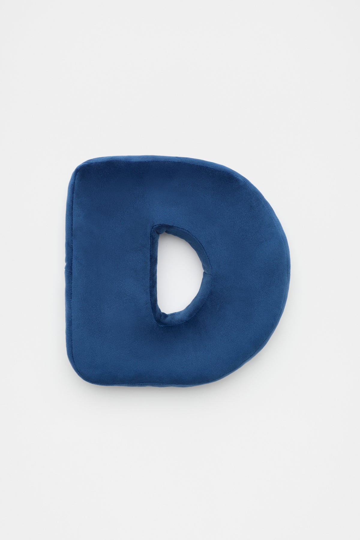 Blue Velvet Initial Cushion