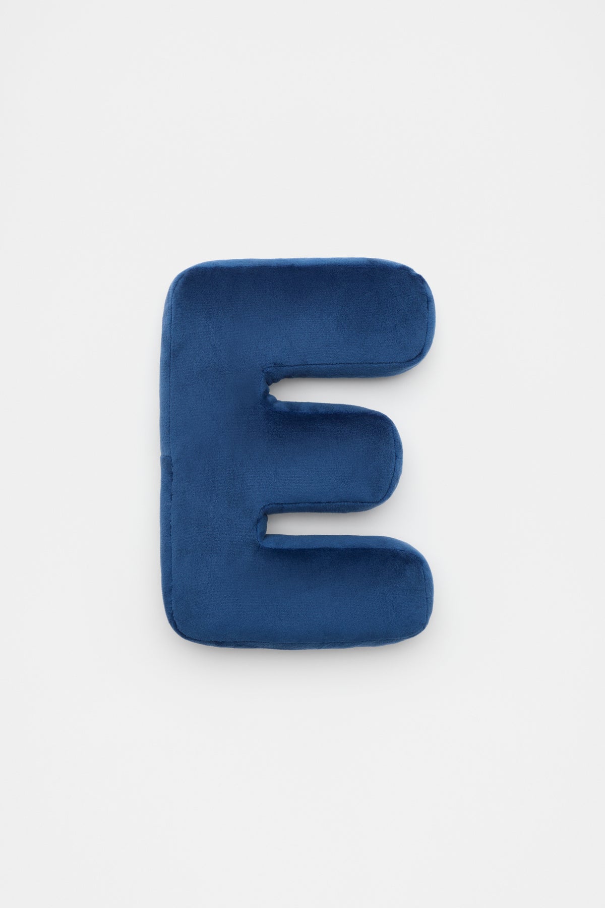 Blue Velvet Initial Cushion