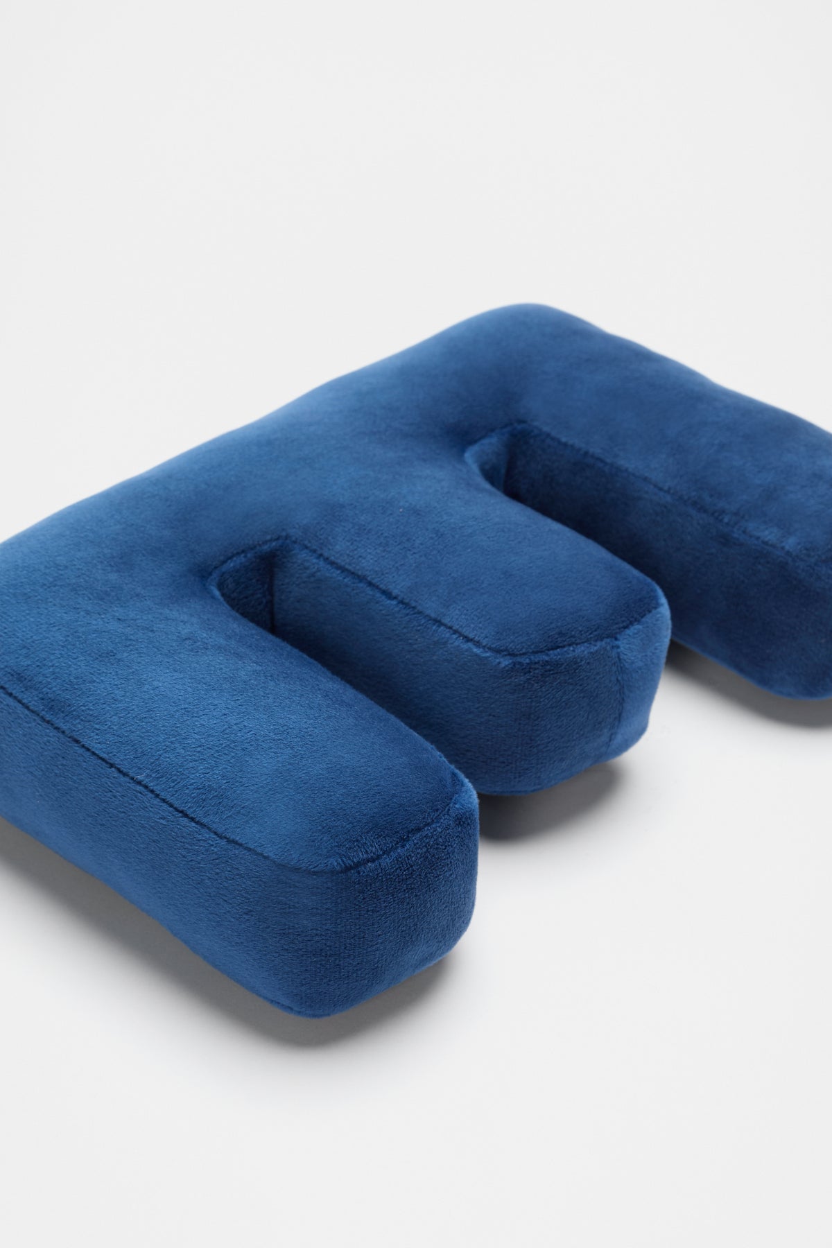 Blue Velvet Initial Cushion