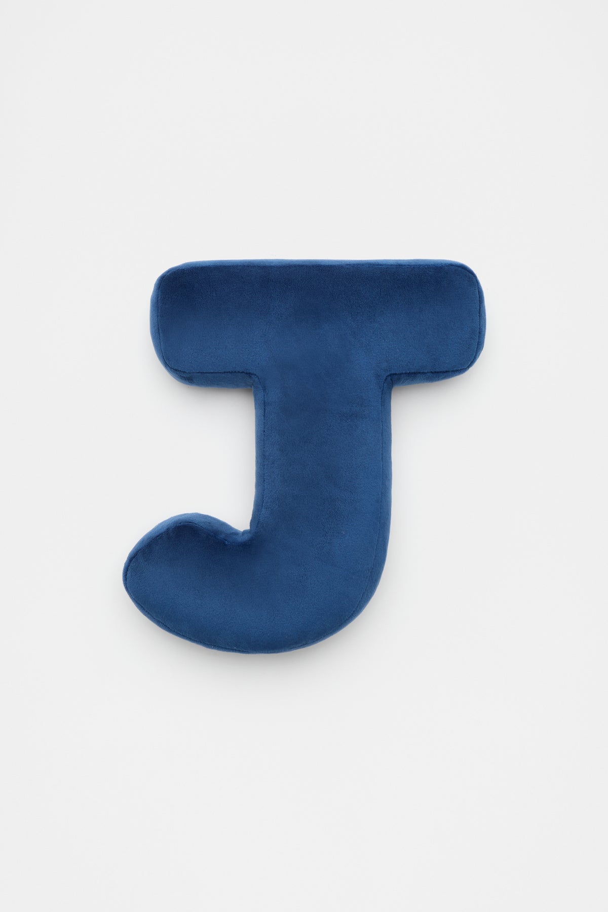 Blue Velvet Initial Cushion