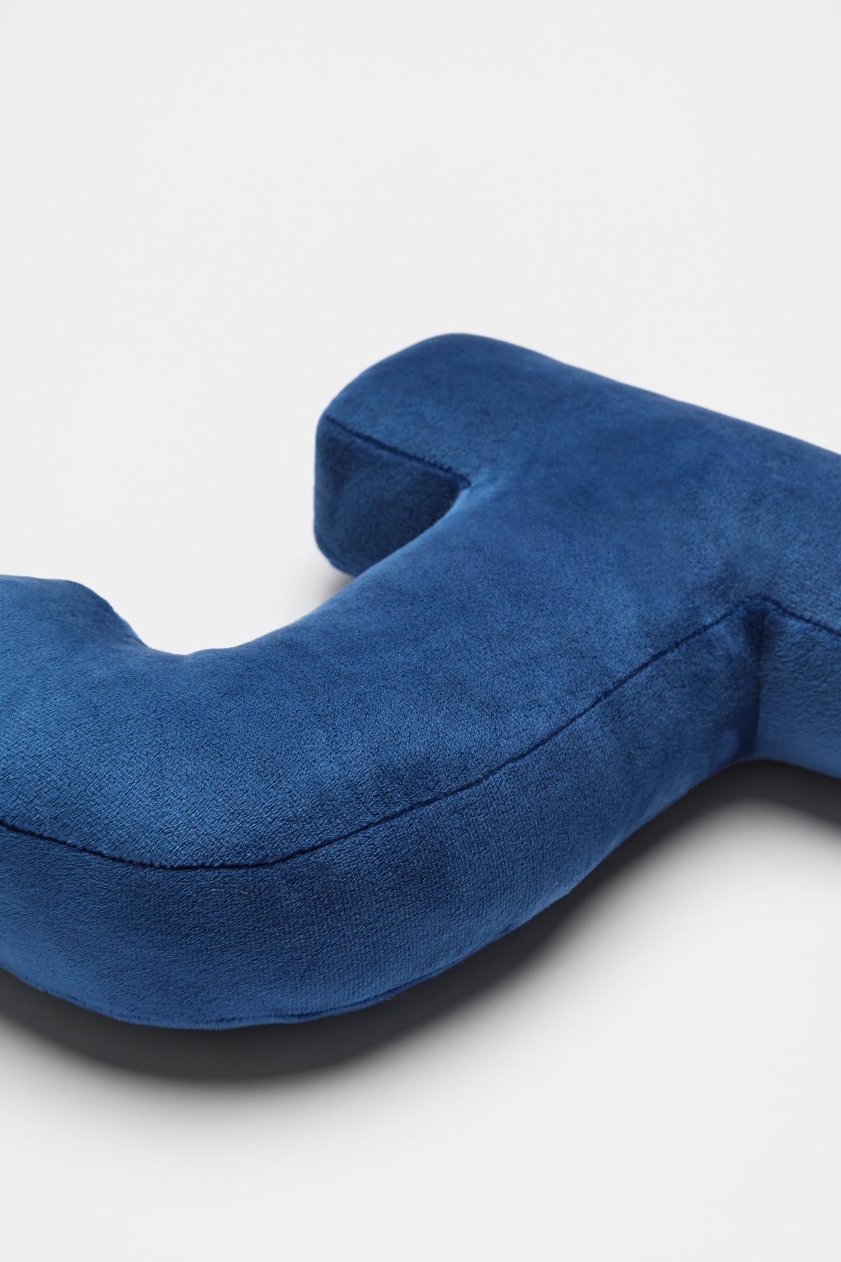 Blue Velvet Initial Cushion